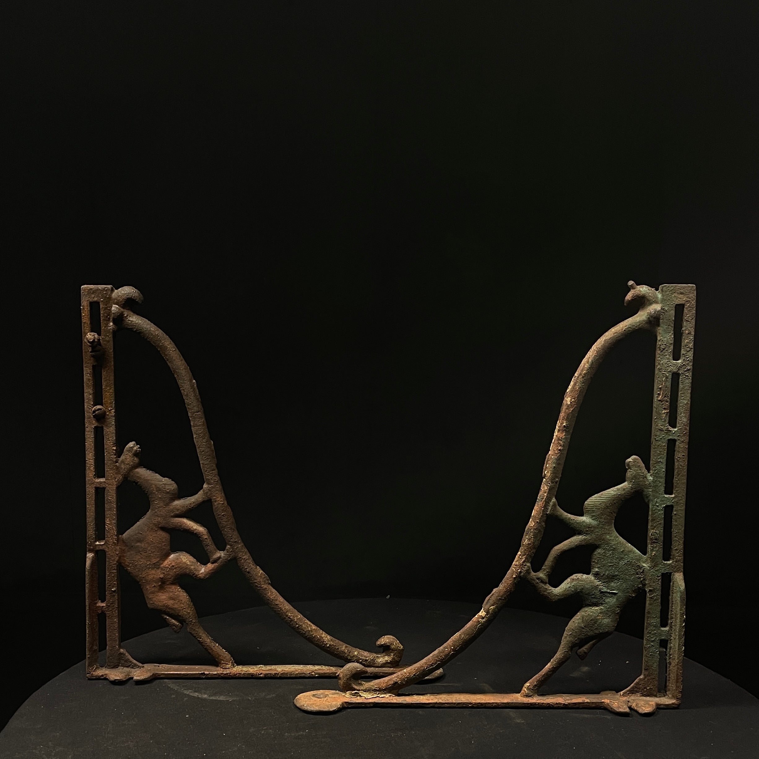 1920 Cast Iron Camel Shelf Brackets