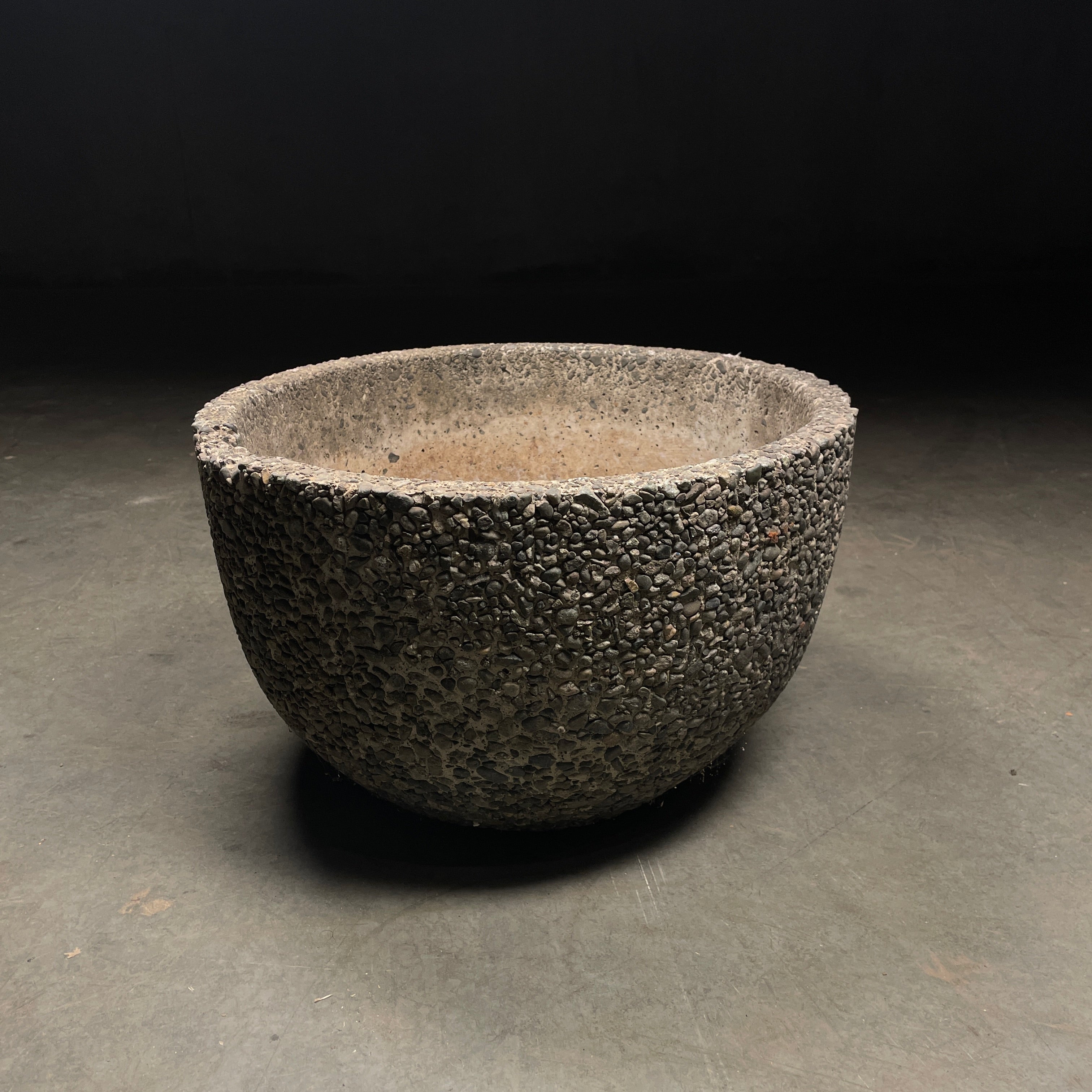 1970 Exposed Aggregate Planter