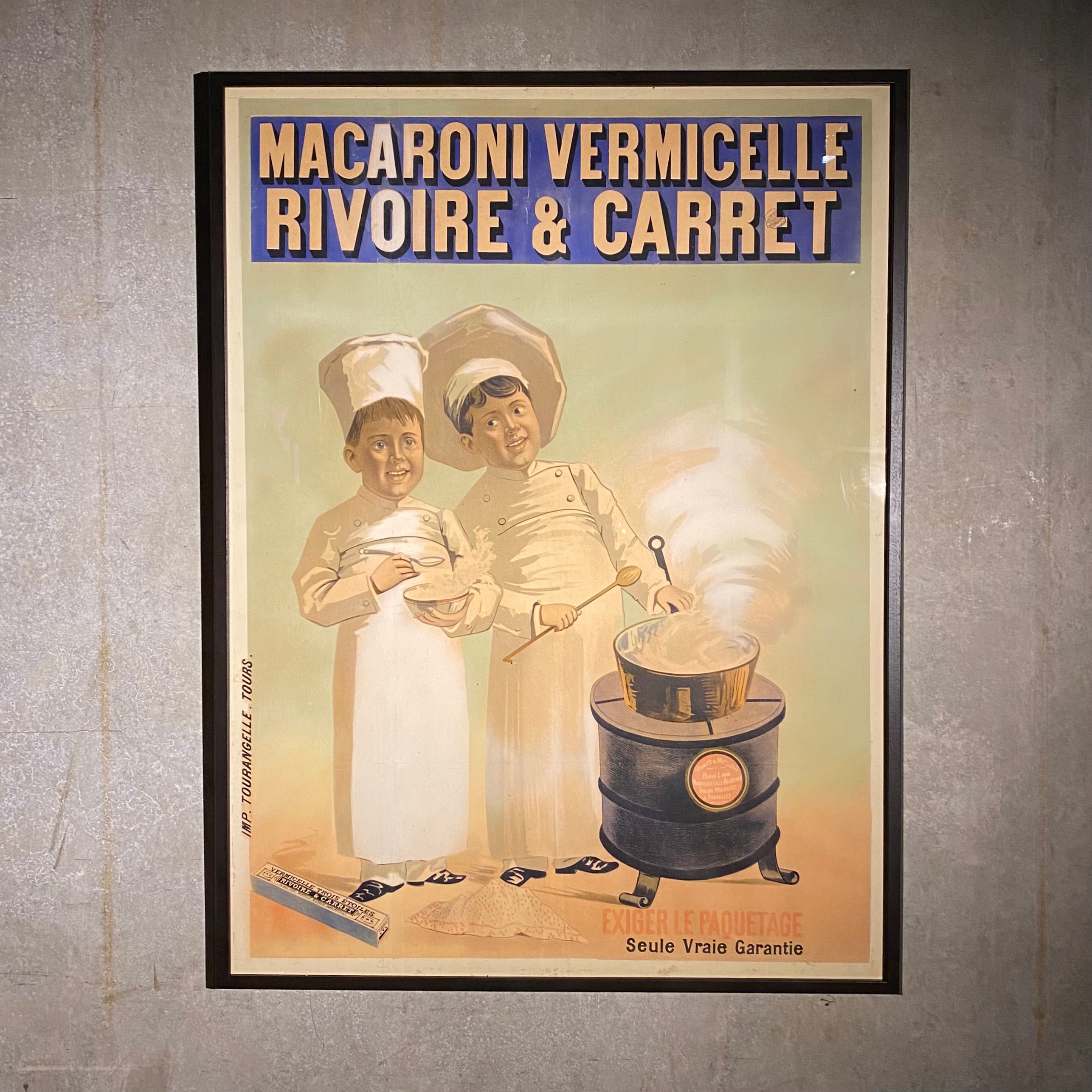 "Rivoire & Carret" French Poster