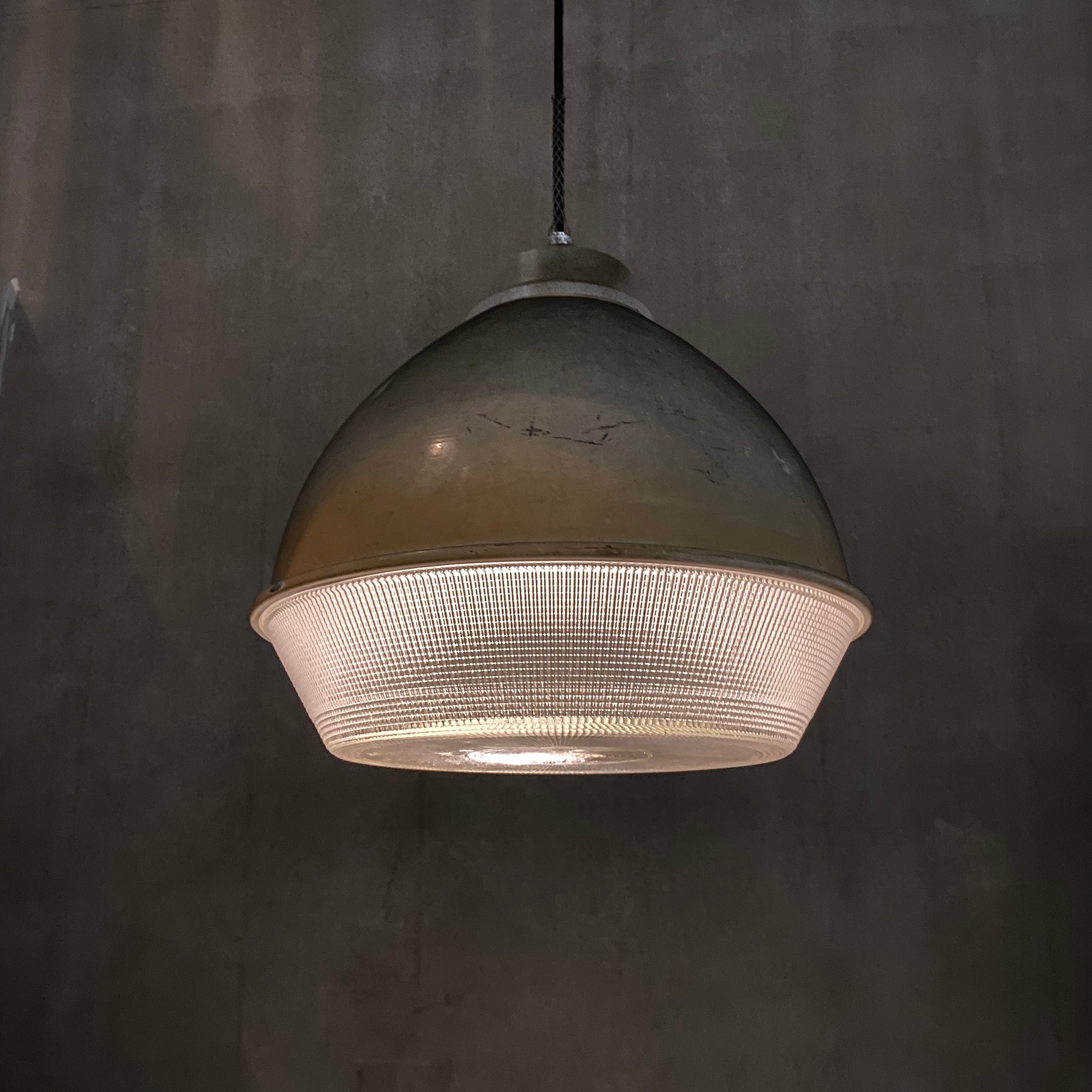 1960 Large industrial pendant lights