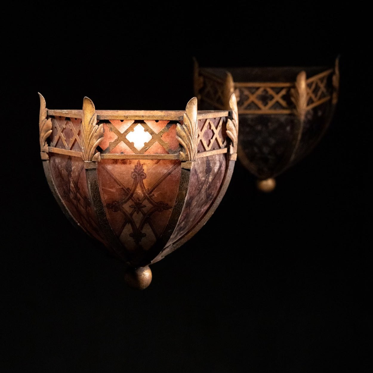 Pair of Unique Decorative Sconces