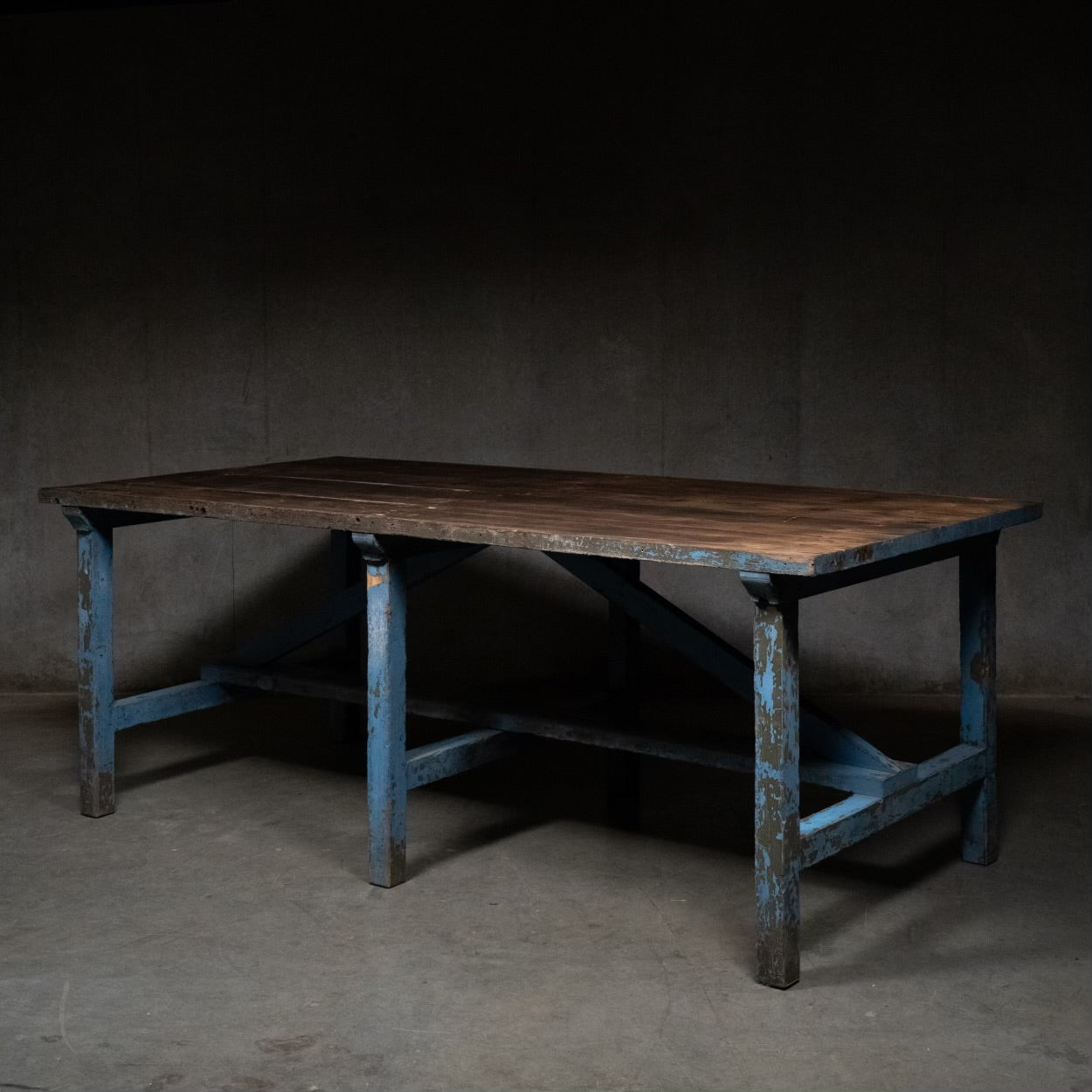 1940 wooden work station counter table