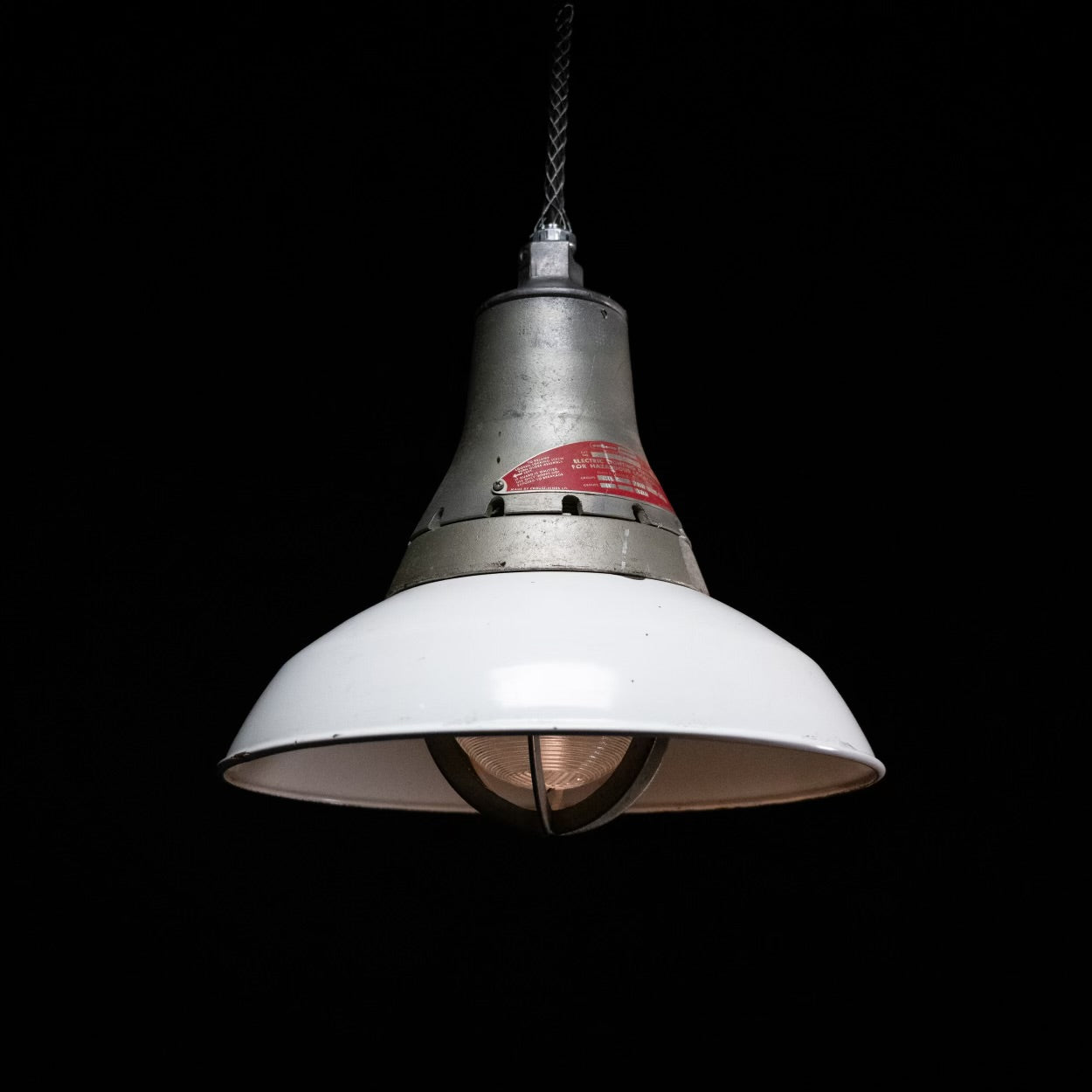 1940 Industrial Crouse Hinds Pendant Light