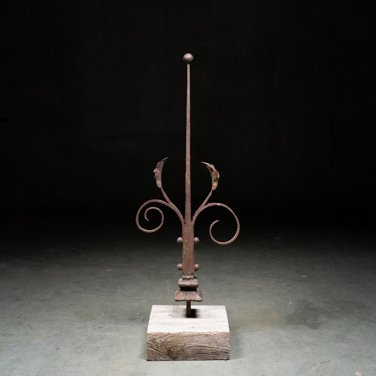 1890 Large Cast Iron Finial