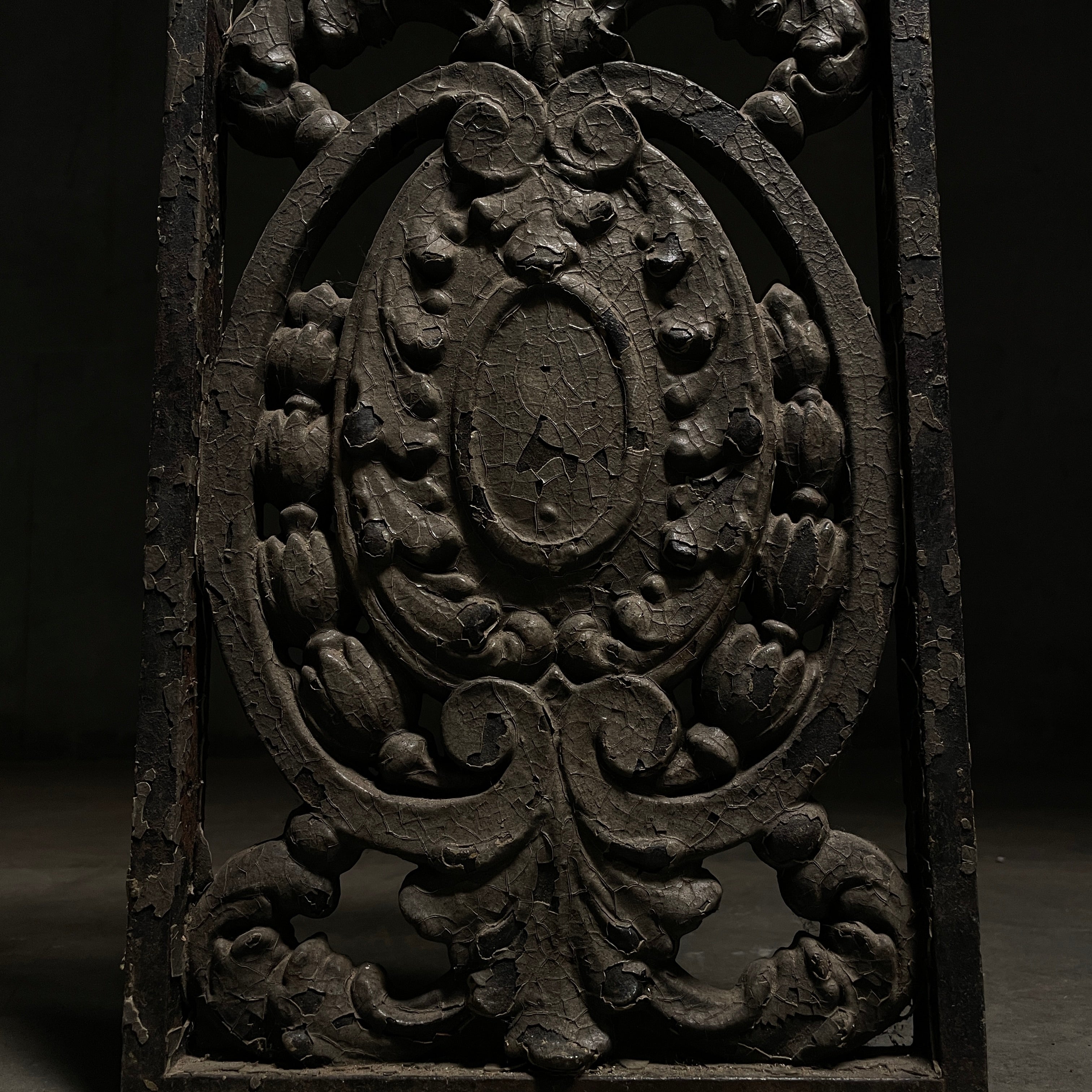 1880 Decorative Iron Panel