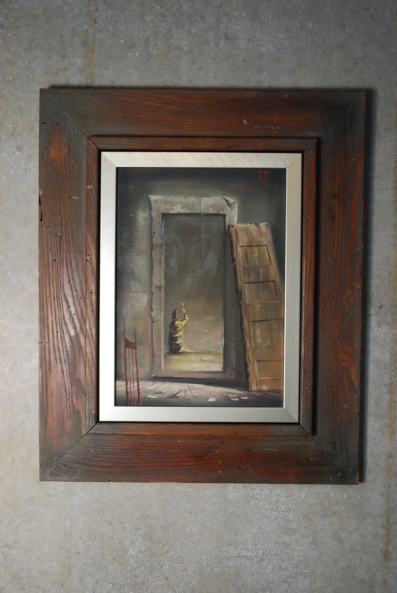 Kenn Davis original painting 1957 | Scott Landon Antiques and Interiors.
