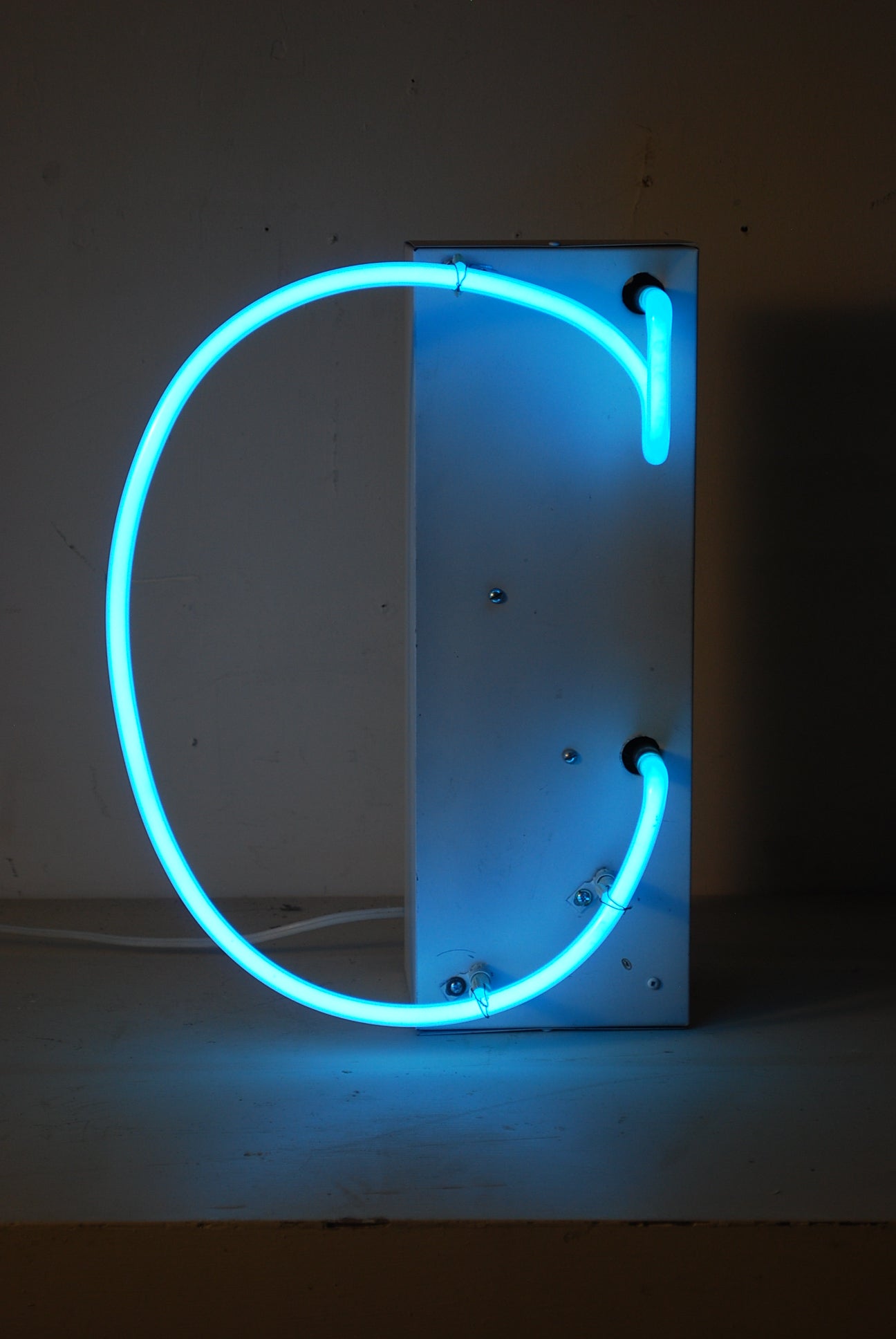 1950 Neon C light | Scott Landon Antiques and Interiors.