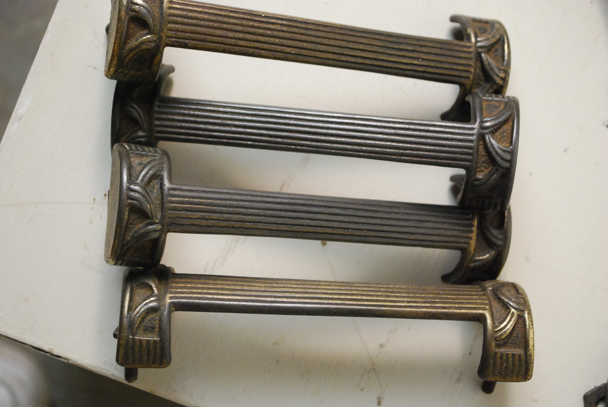 1920 brass pulls | Scott Landon Antiques and Interiors.