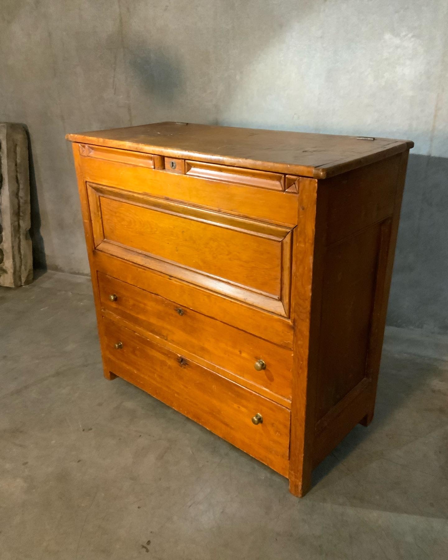 1820 pine Quebec transitional chest | Scott Landon Antiques and Interiors.