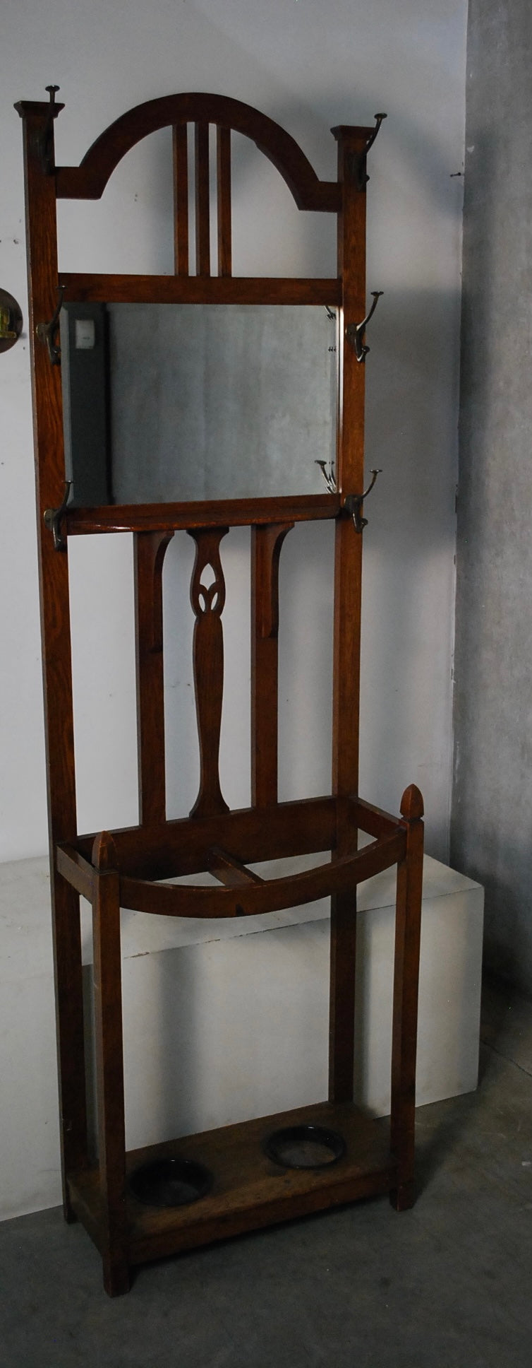 1930 art nouveau style Umbrella hall coat stand | Scott Landon Antiques and Interiors.