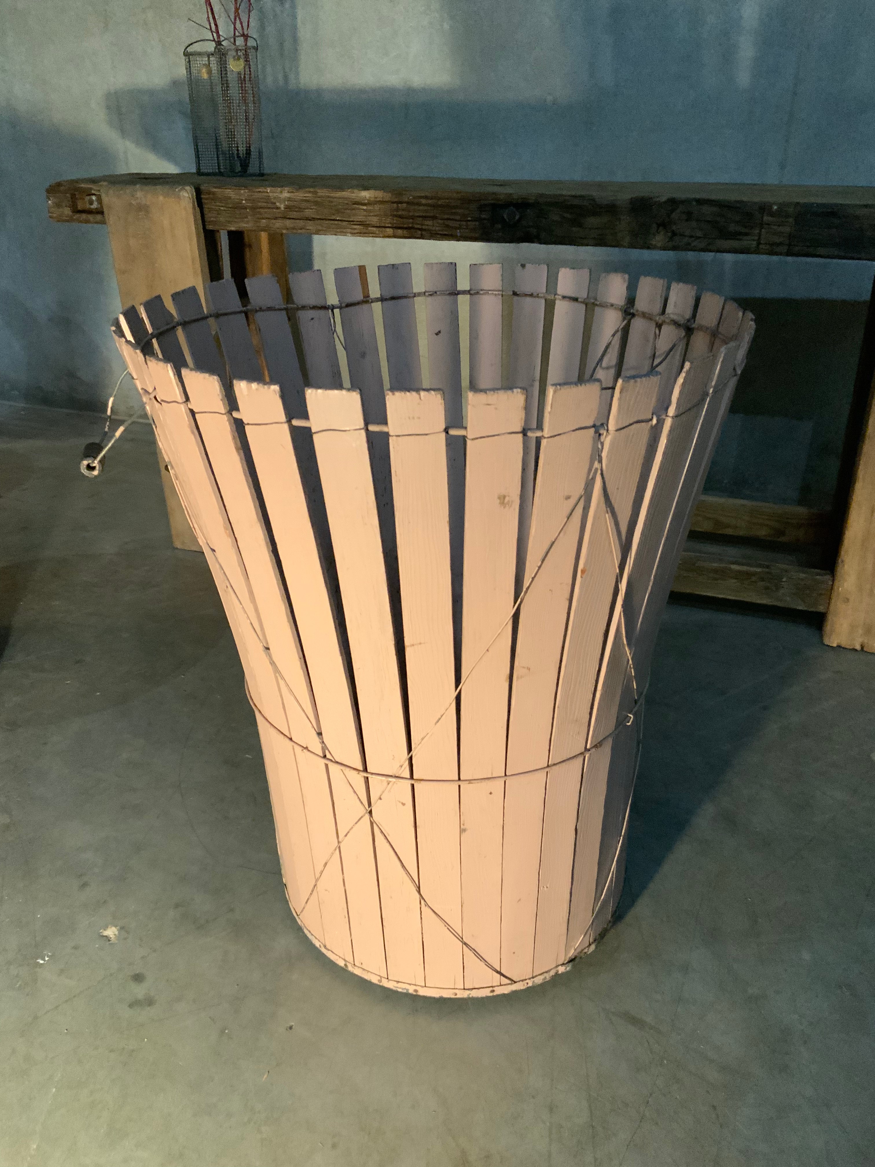 1940 wooden baskets for  HOPS  collection | Scott Landon Antiques and Interiors.