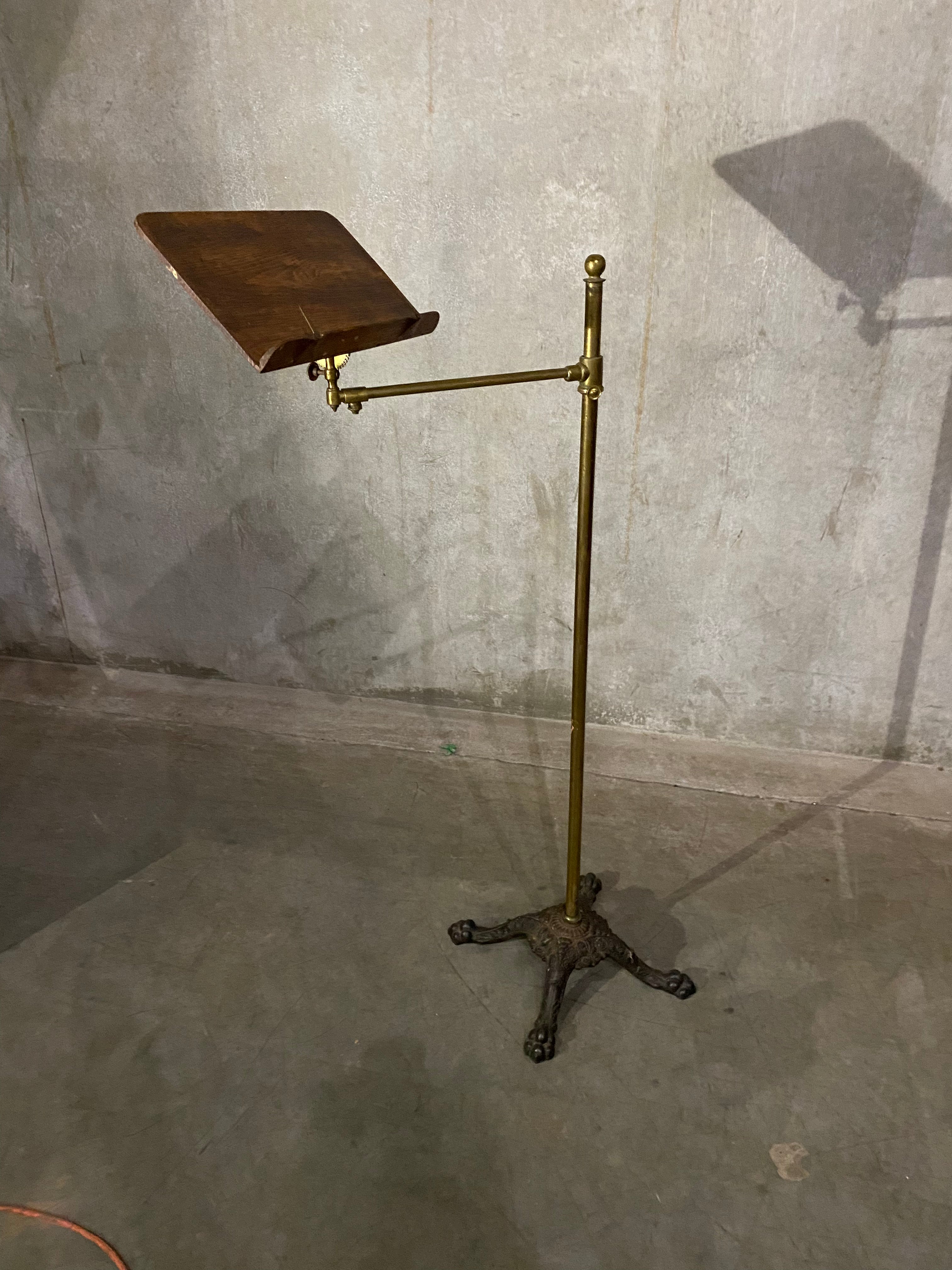 C !900 Edwardian hi -quality music stand | Scott Landon Antiques and Interiors.