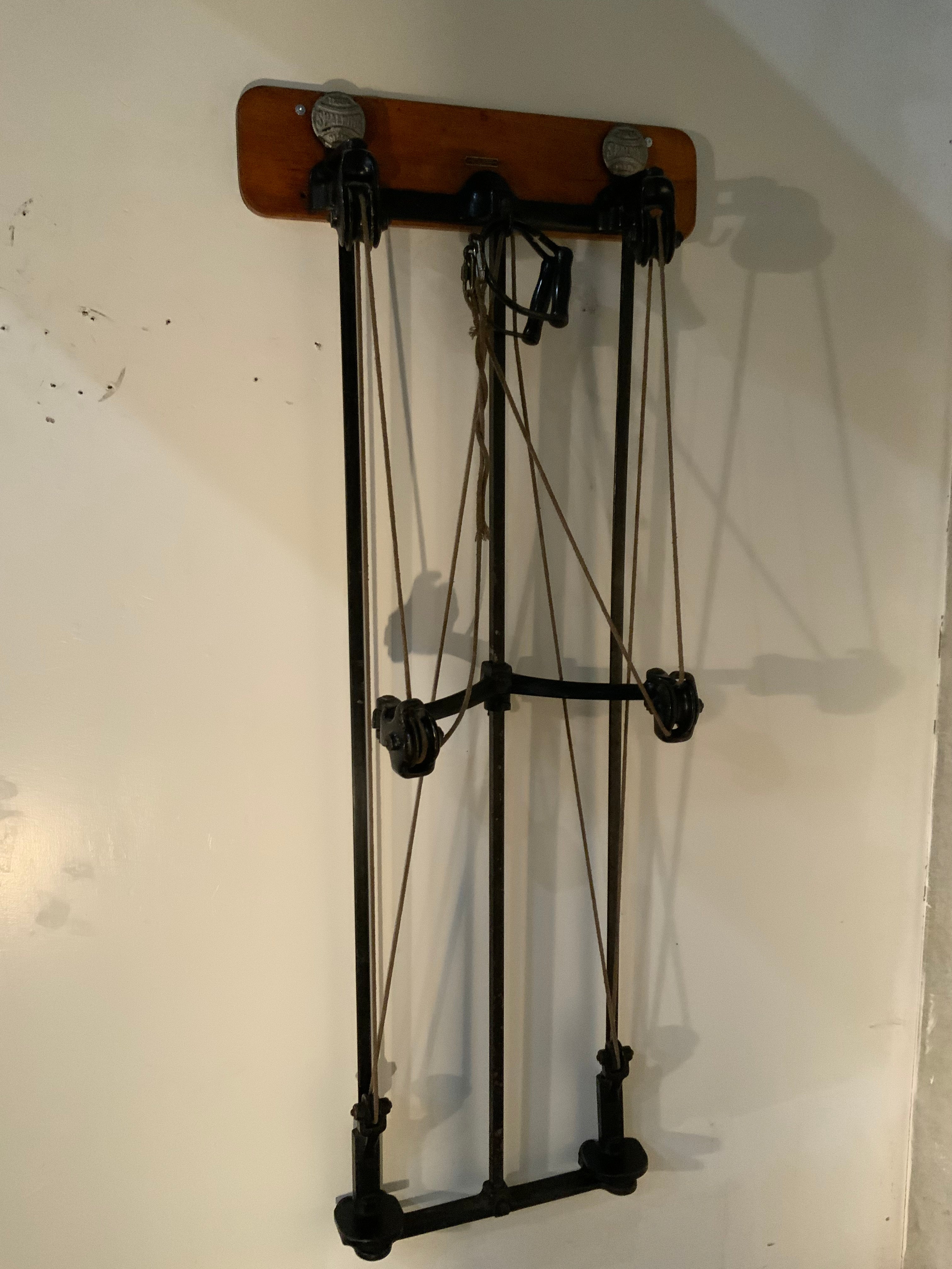 19th Century Weight Lifting Exercise Equipment by Spalding | Scott Landon Antiques and Interiors.