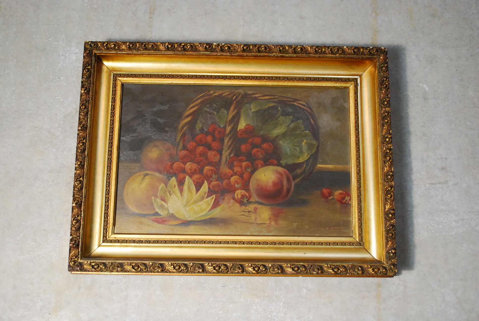 1890-1900 Oil Still-life Painting | Scott Landon Antiques and Interiors.