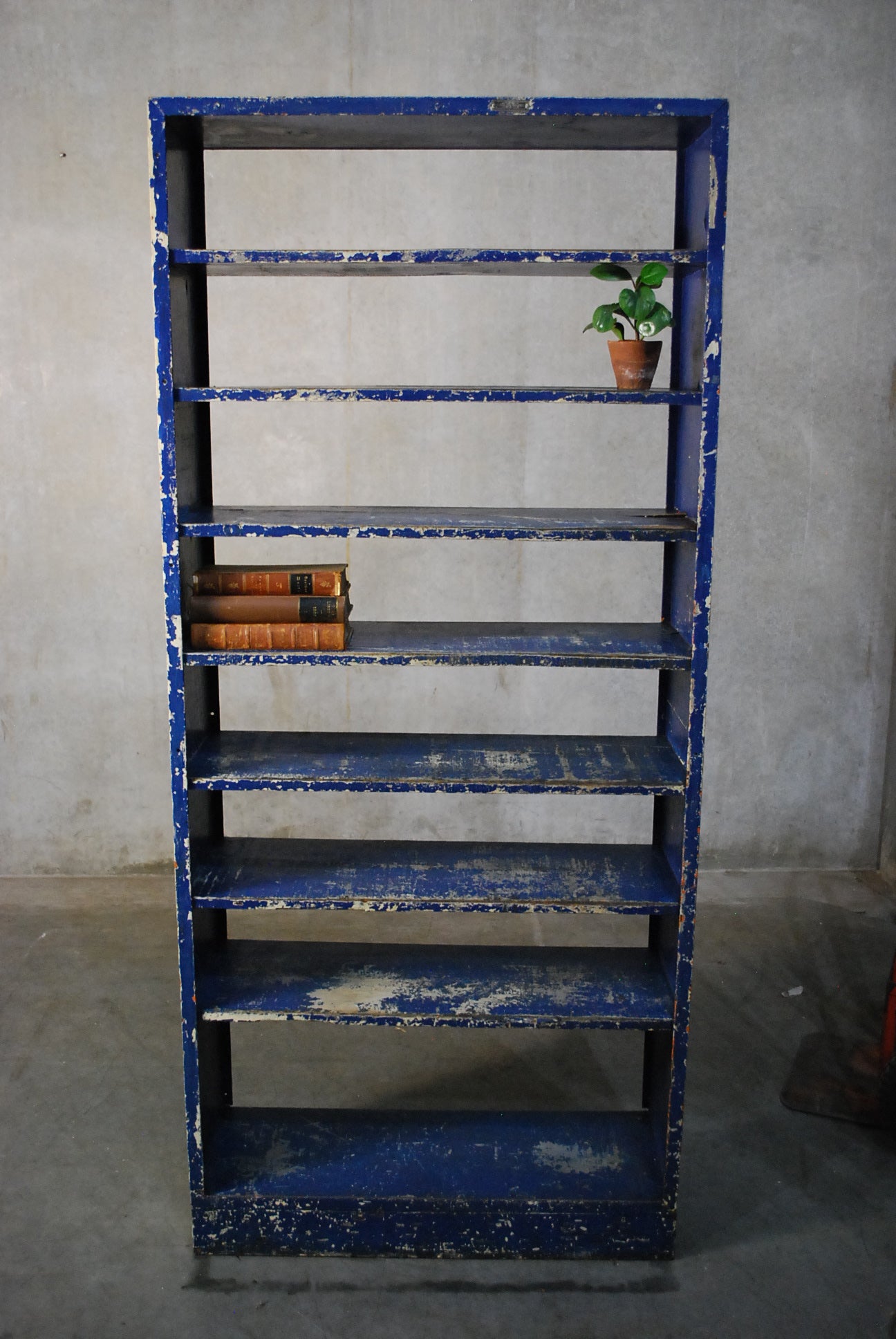 1930 Chevron station Shelving unit | Scott Landon Antiques and Interiors.