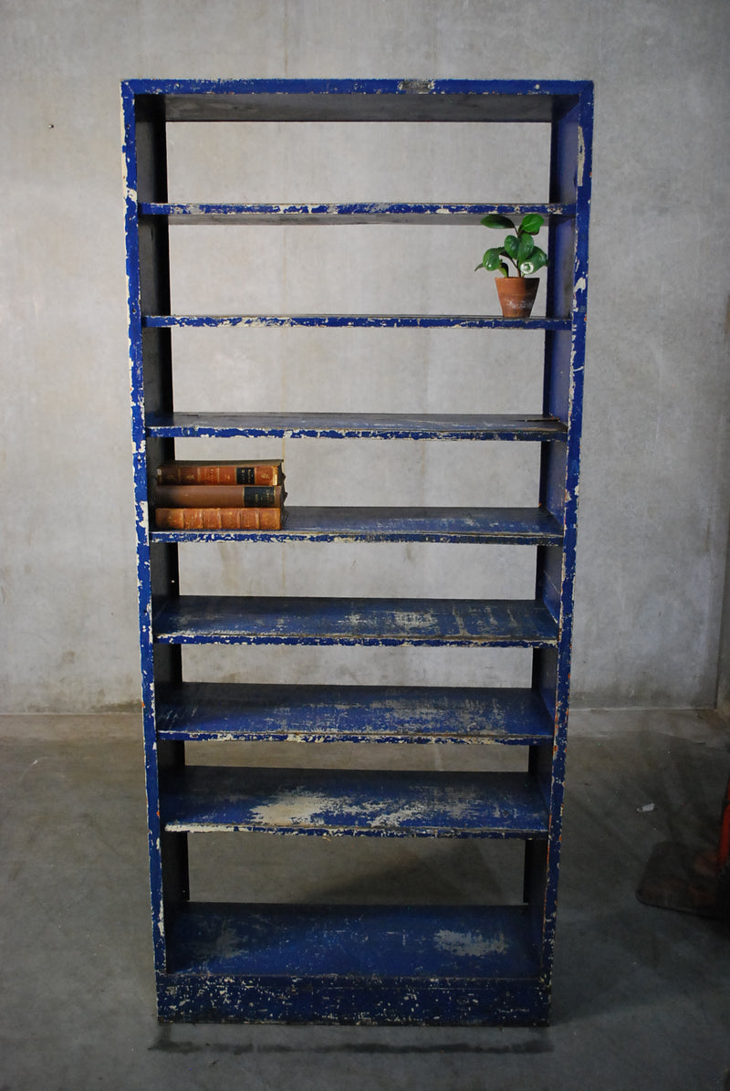 1930 Chevron station Shelving unit | Scott Landon Antiques and Interiors.