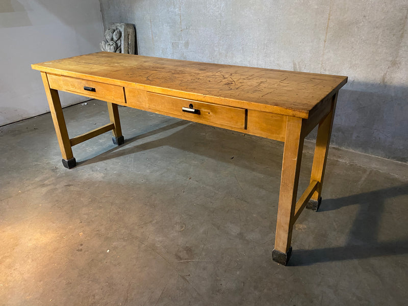 1940 Maple work station / desk | Scott Landon Antiques and Interiors.