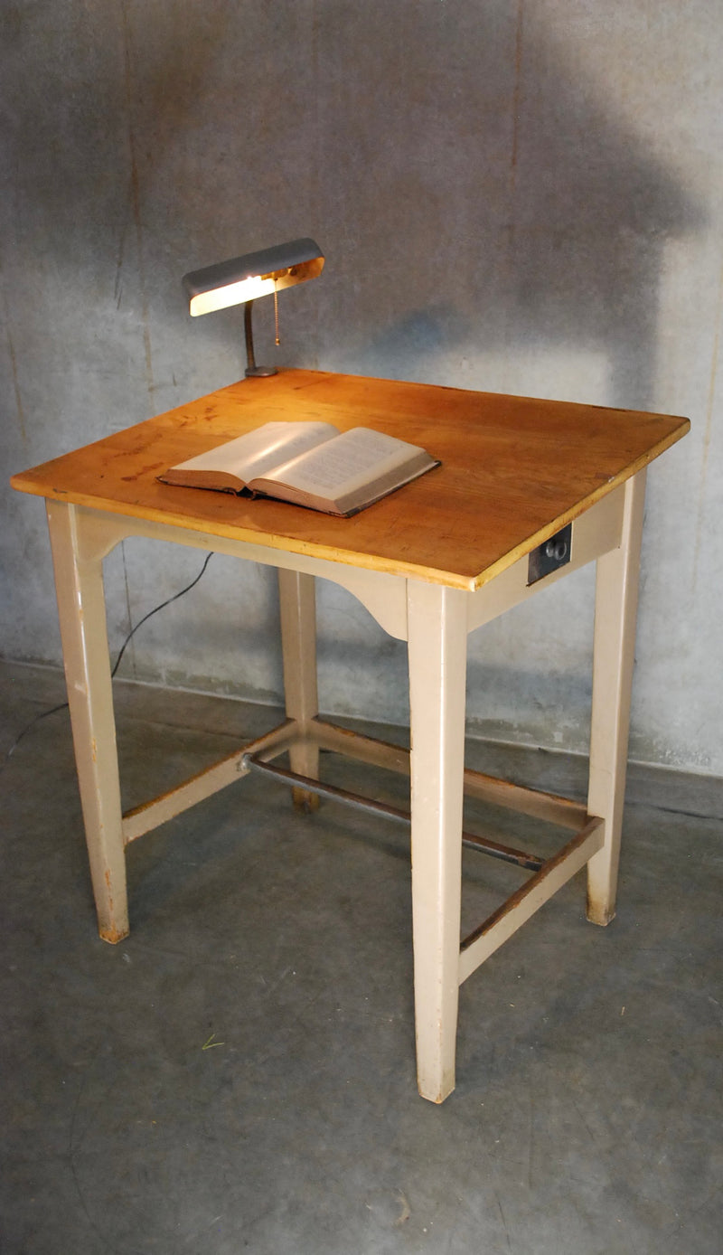 1940 Wooden Drafting table | Scott Landon Antiques and Interiors.