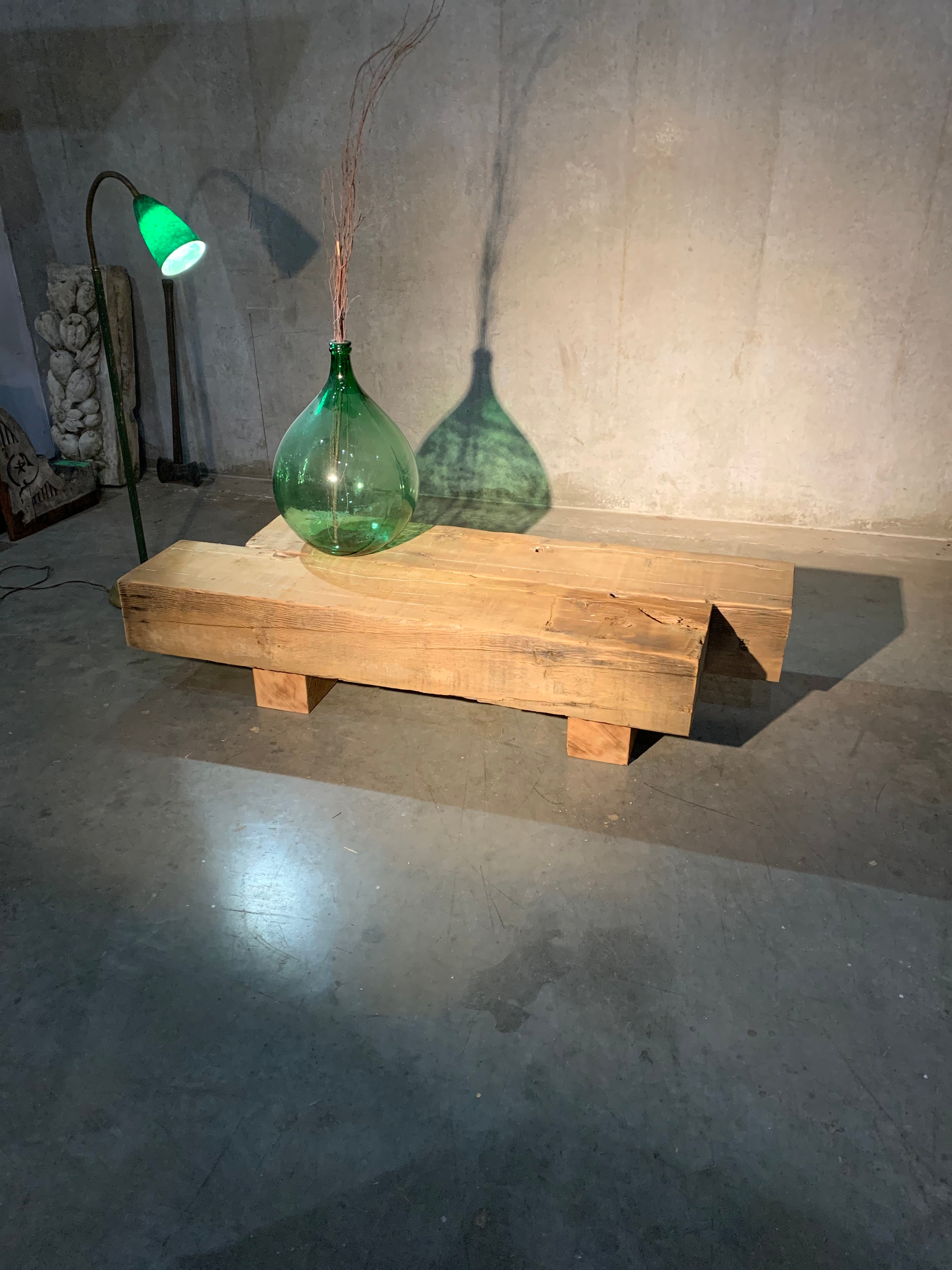 Bespoke series ..1910 reclaimed beam coffee table | Scott Landon Antiques and Interiors.