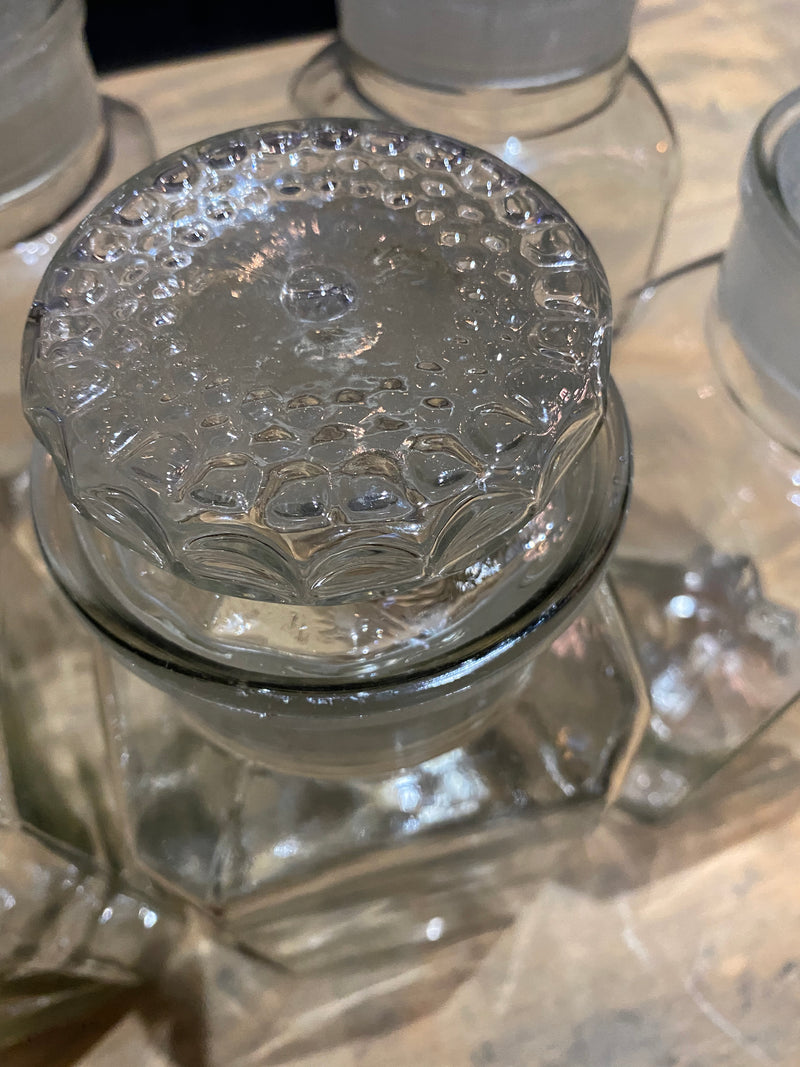 1920 apothecary candy Penny jars | Scott Landon Antiques and Interiors.