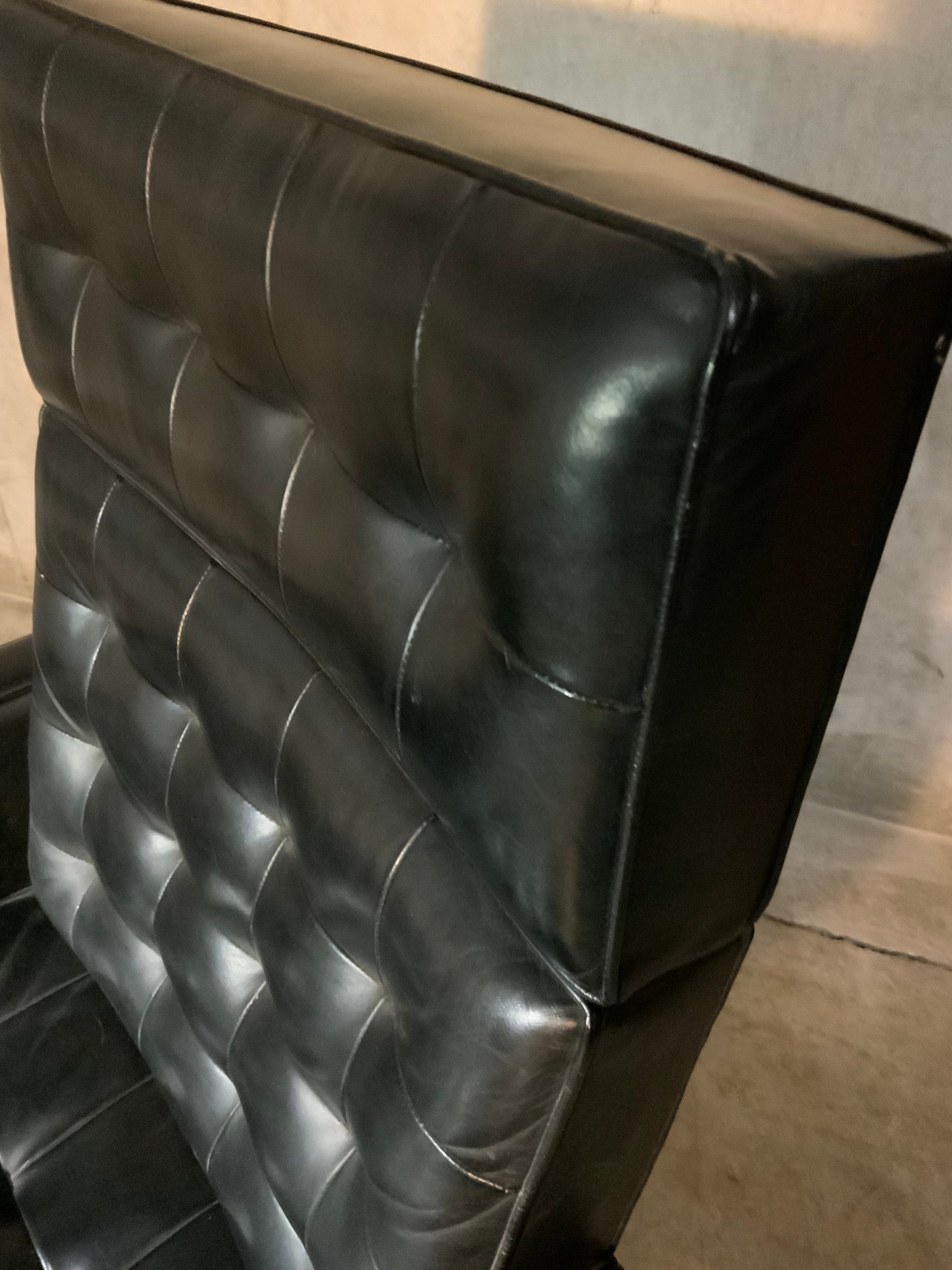 1960 executive leather desk chair by Knoll | Scott Landon Antiques and Interiors.