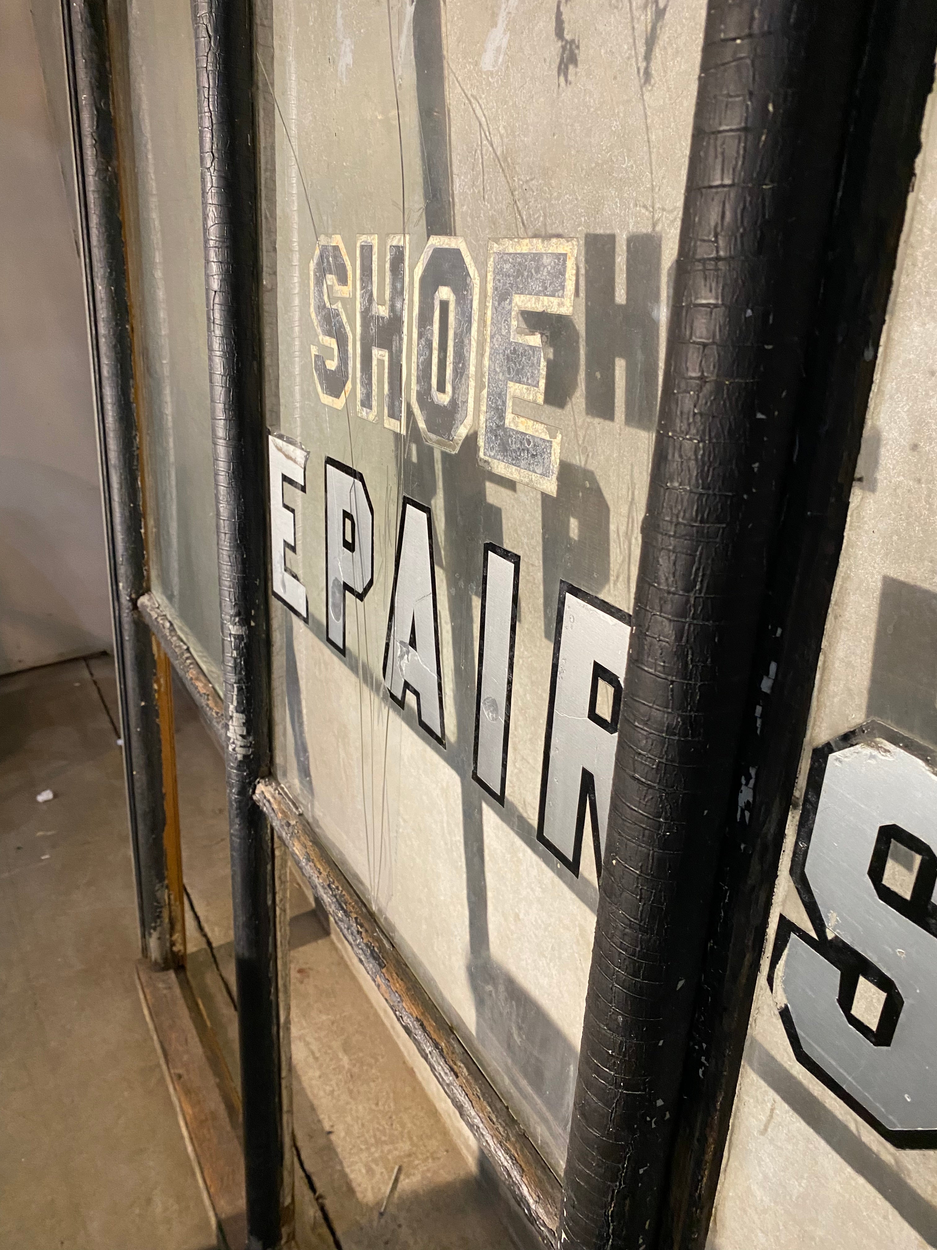 1890 large architectural store front window | Scott Landon Antiques and Interiors.