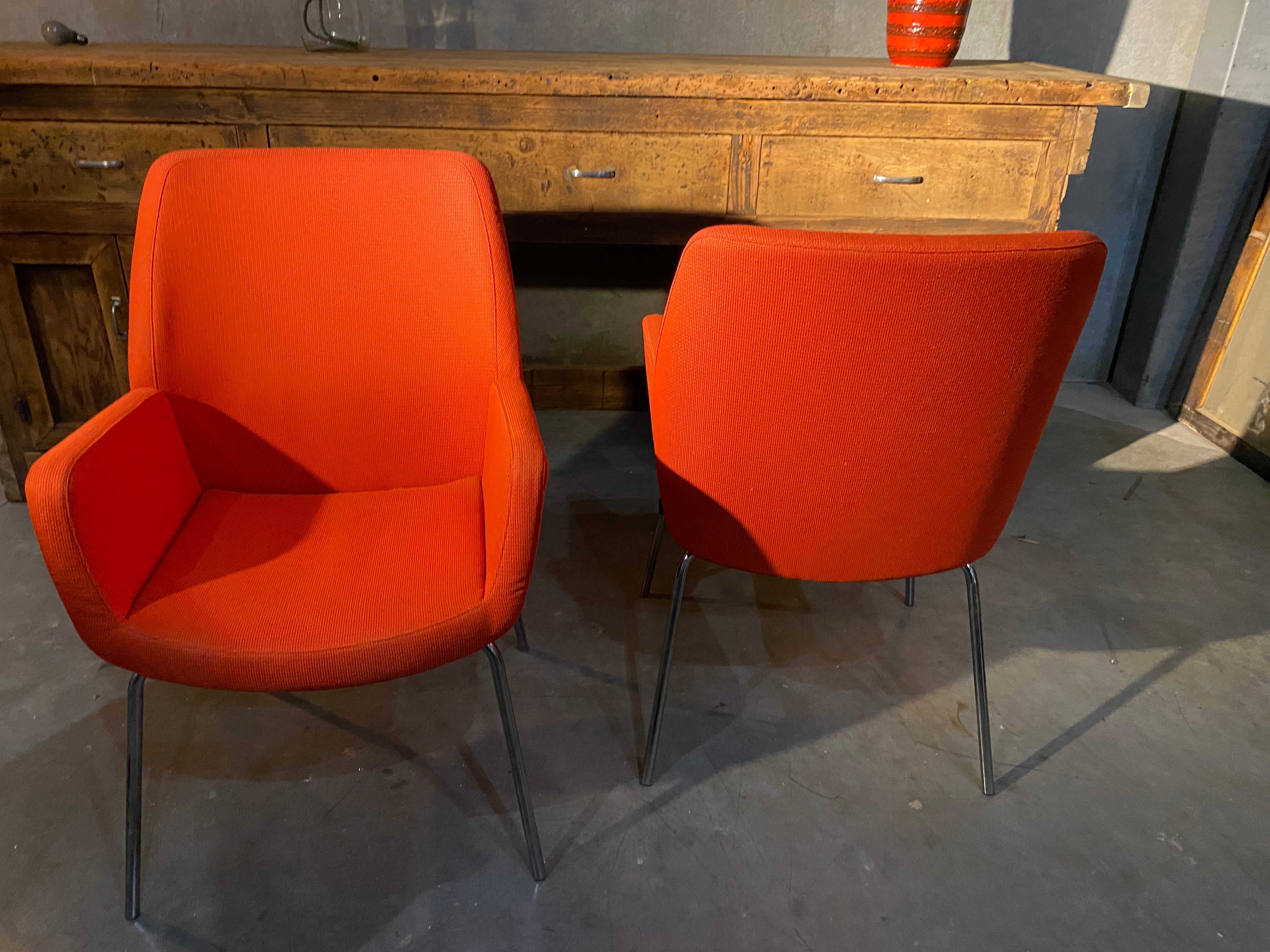 Contemporary pair of Coalesse Bindu Chairs -steelcase | Scott Landon Antiques and Interiors.