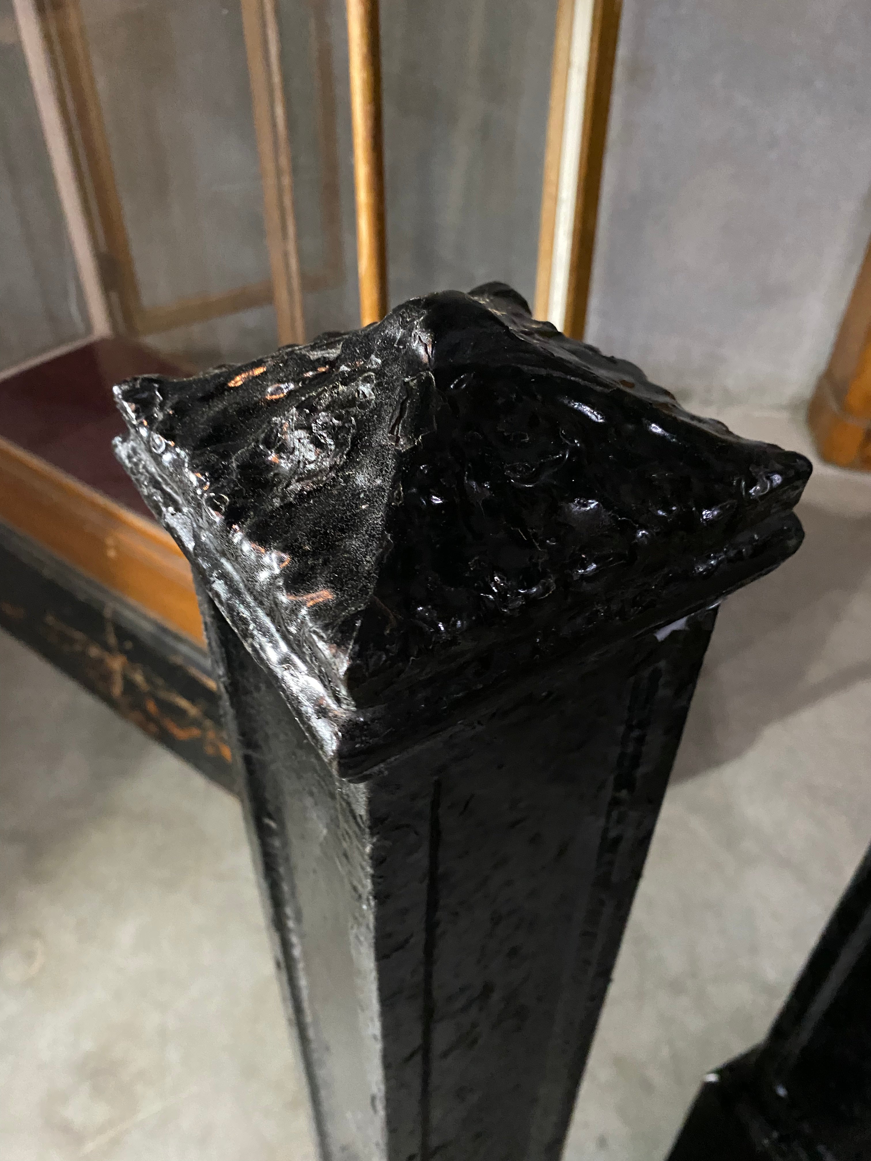 1890 Cast iron Newel post | Scott Landon Antiques and Interiors.