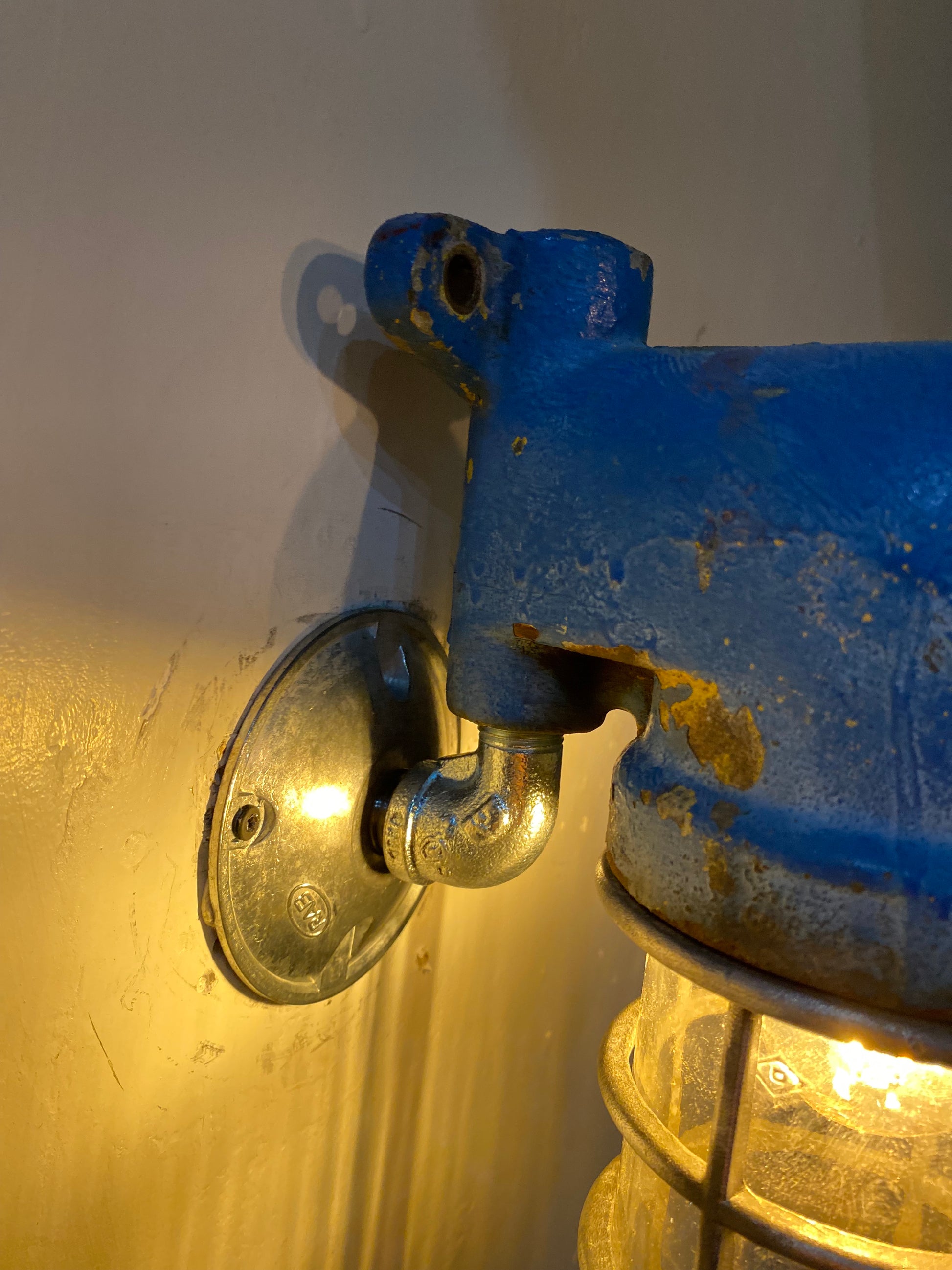 1940 Set of 18 Crouse hinds Industrial Sconces Lights | Scott Landon Antiques and Interiors.
