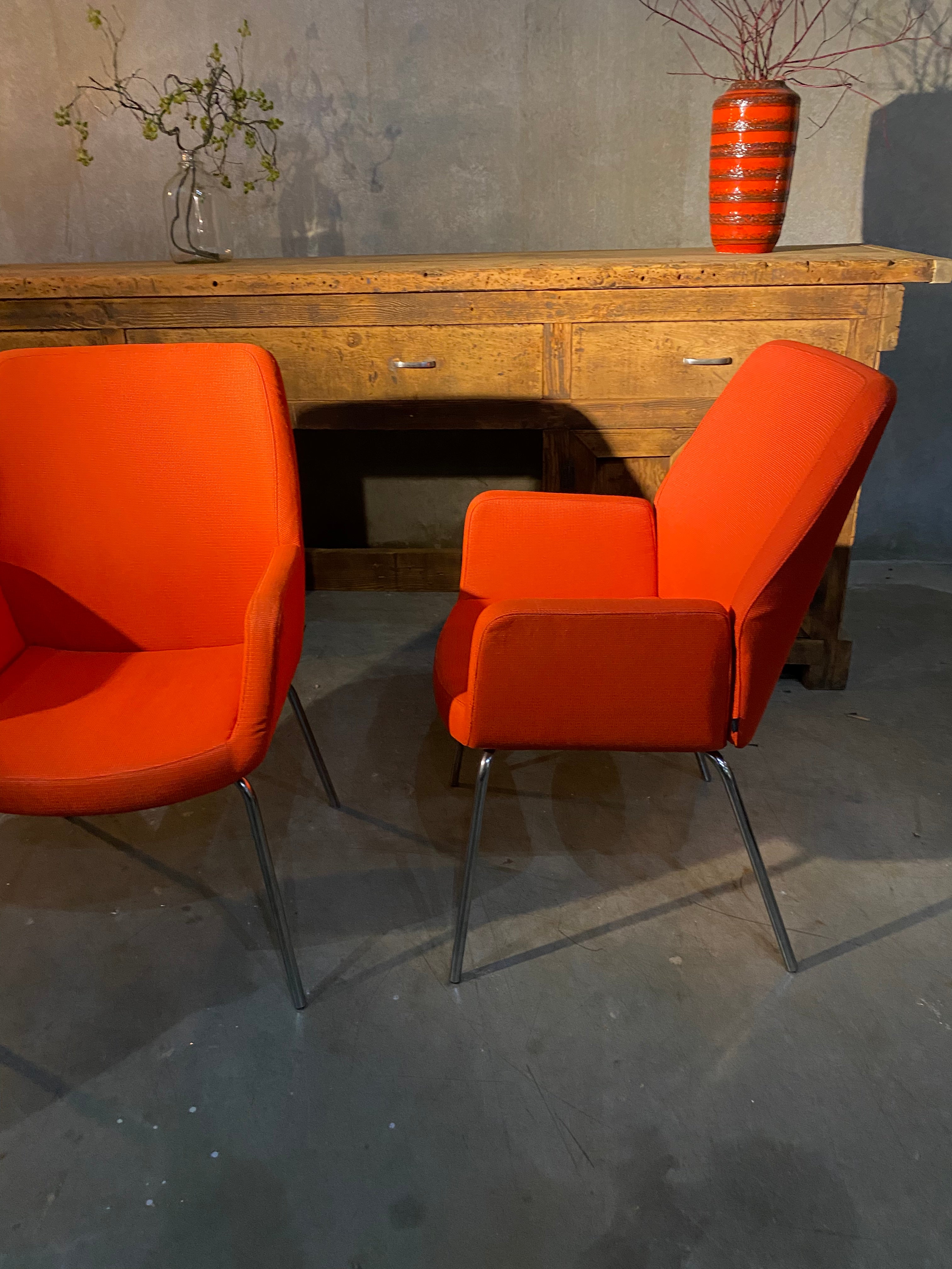 Contemporary pair of Coalesse Bindu Chairs -steelcase | Scott Landon Antiques and Interiors.