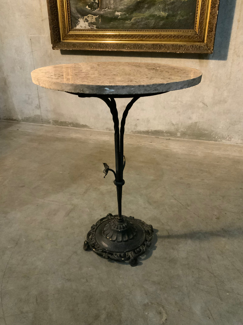 19thc French marble top Bistro table | Scott Landon Antiques and Interiors.