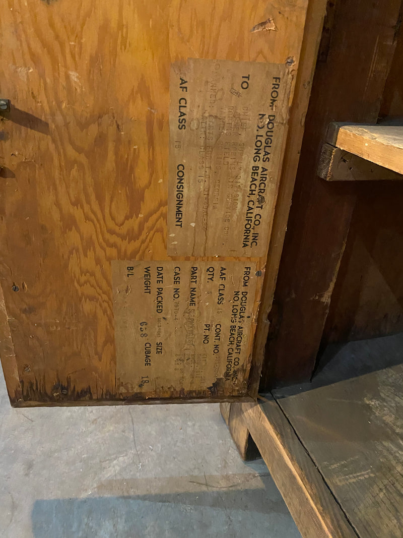 1930 sideboard industrial workbench | Scott Landon Antiques and Interiors.