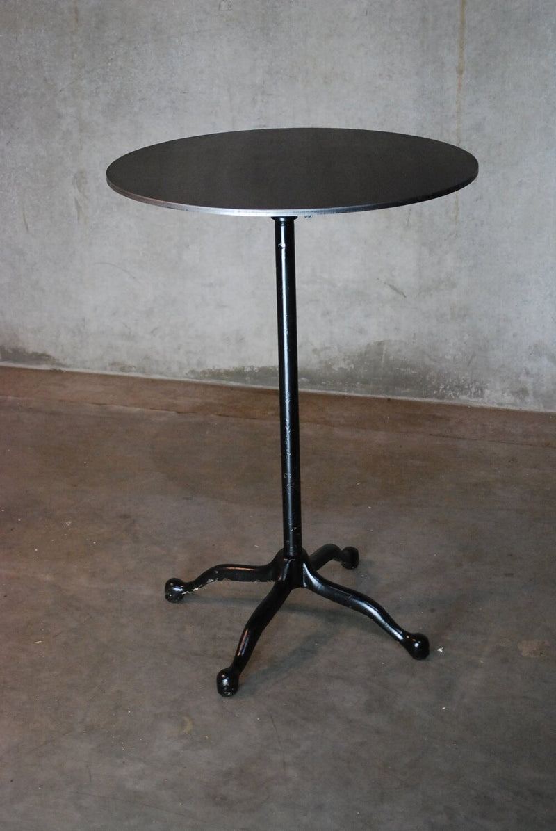 1920 Bar Height Bistro Table - Steel top | Scott Landon Antiques and Interiors.