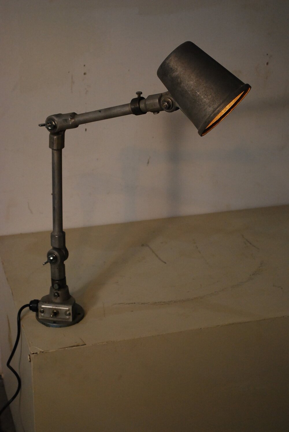 1950 Articulating Task Light for Industrial Shop | Scott Landon Antiques and Interiors.