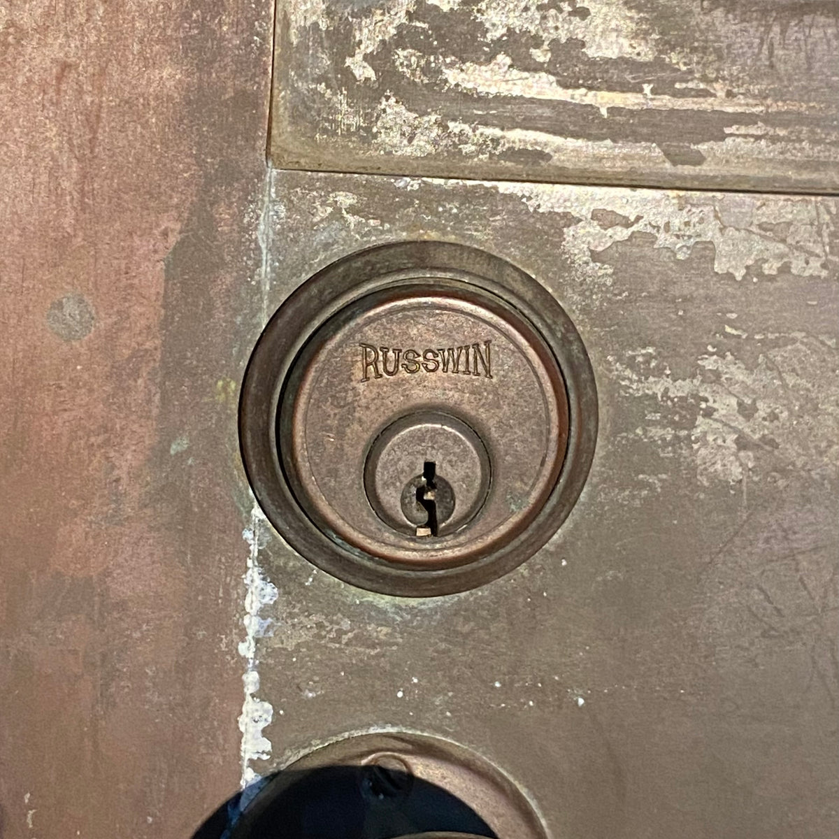 Full Brass Door with Russwin Lock