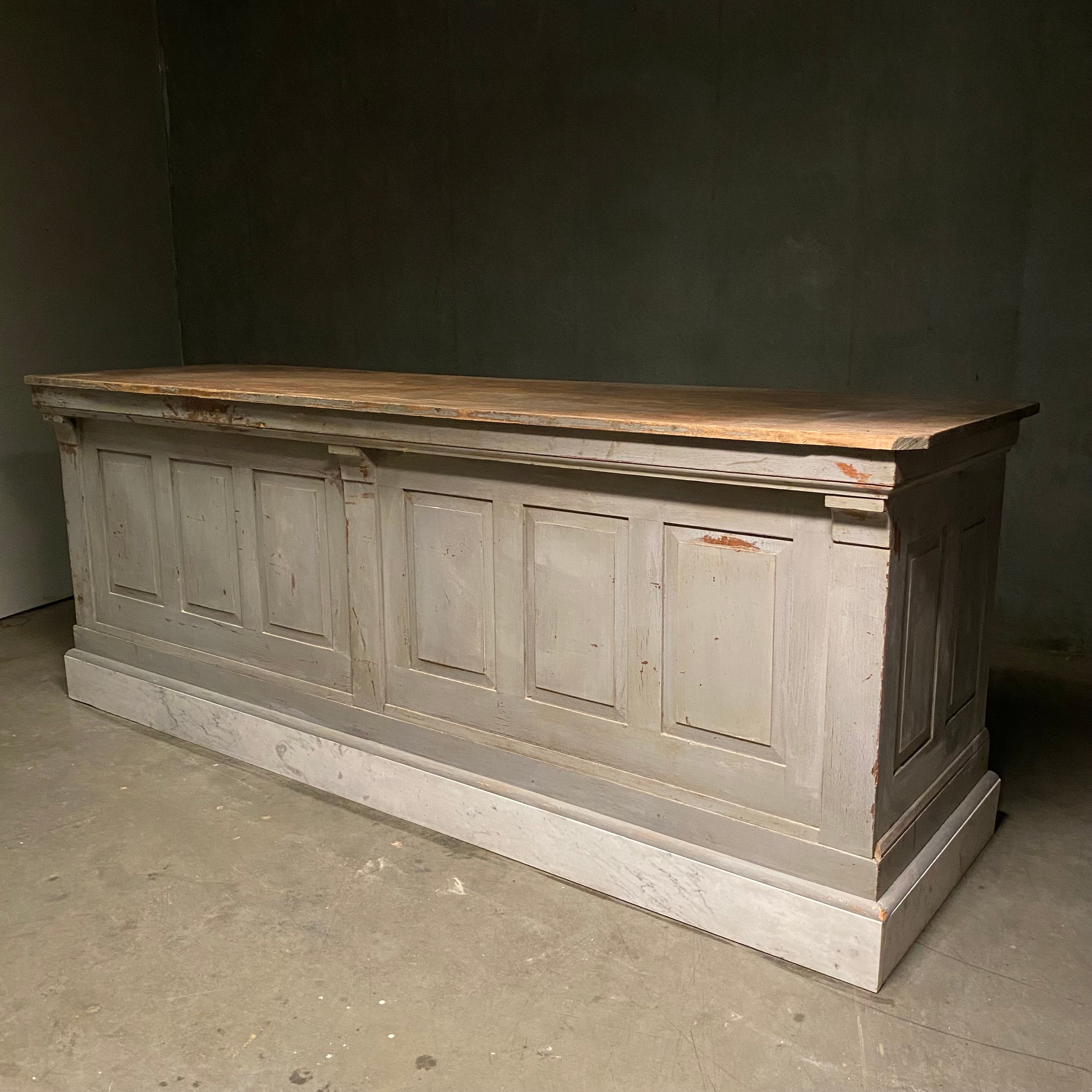 C1880 Rare American Multi-Panel General Store Counter