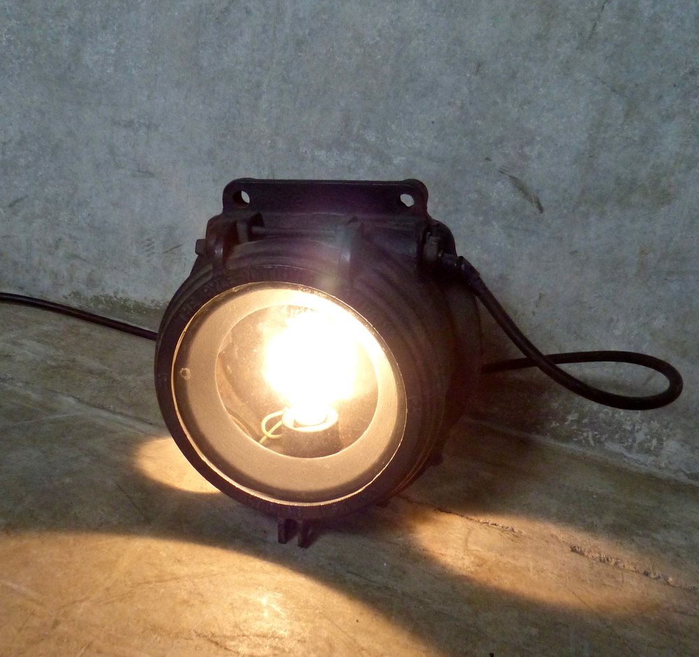 Circa 1910 Pyle National Train Light | Scott Landon Antiques and Interiors.