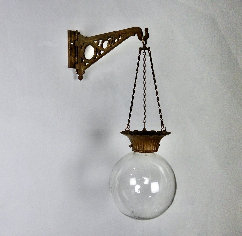 1890 Authentic Apothecary Pharmacy Show Globe | Scott Landon Antiques and Interiors.