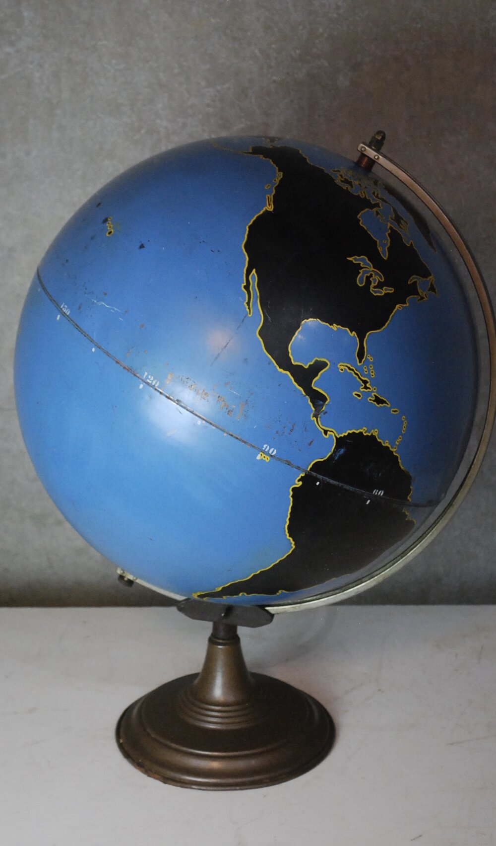 1930  Genoyer Geppert Co. Military Aviation Globe 20" | Scott Landon Antiques and Interiors.