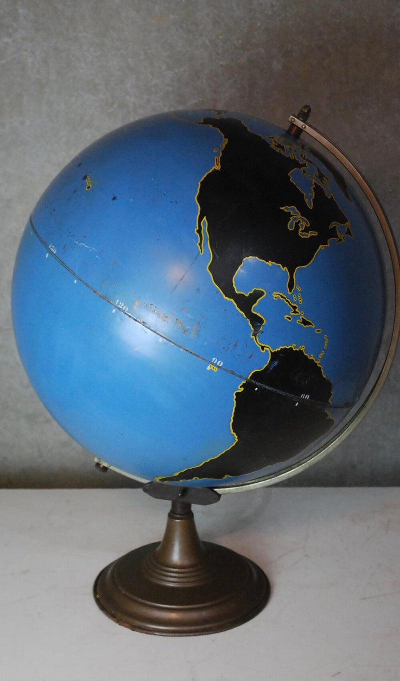 1930  Genoyer Geppert Co. Military Aviation Globe 20" | Scott Landon Antiques and Interiors.