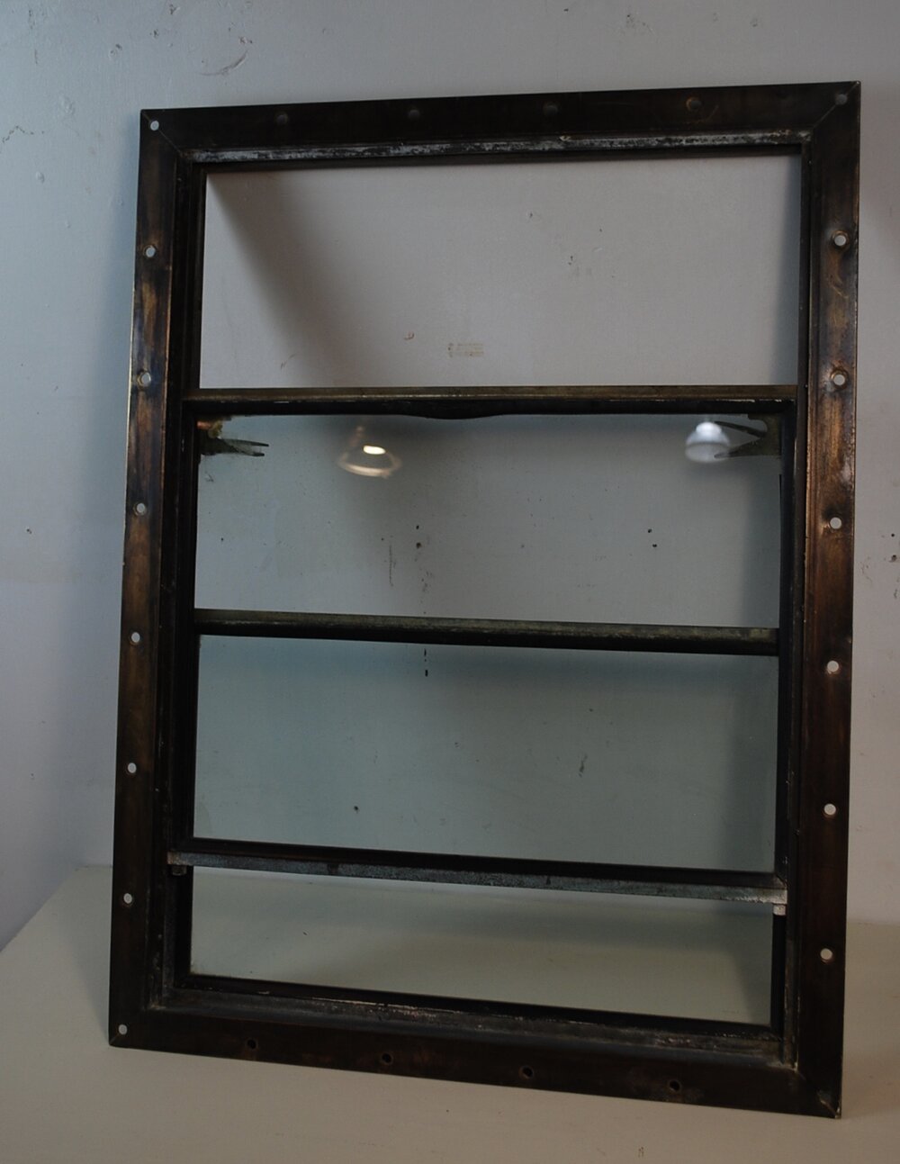 1940-50 Solid copper windows salvaged from an Old Ship | Scott Landon Antiques and Interiors.