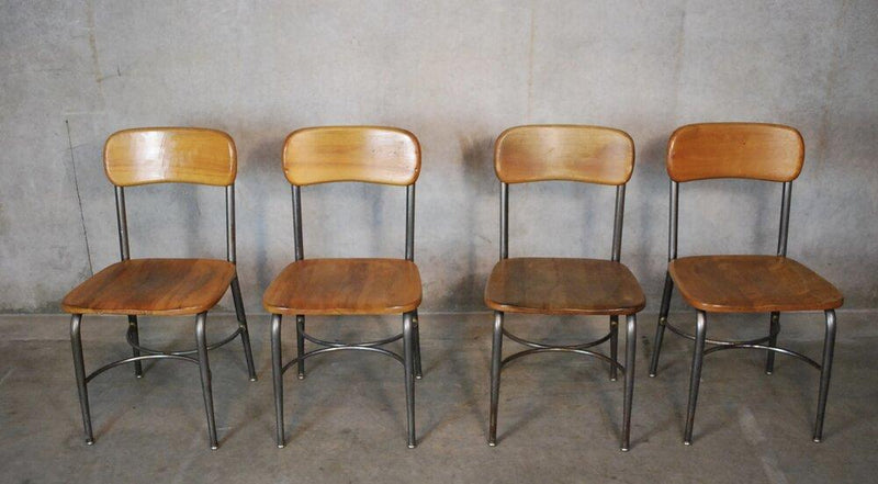 Set of 8  1950 Heywood Wakefield Chairs | Scott Landon Antiques and Interiors.