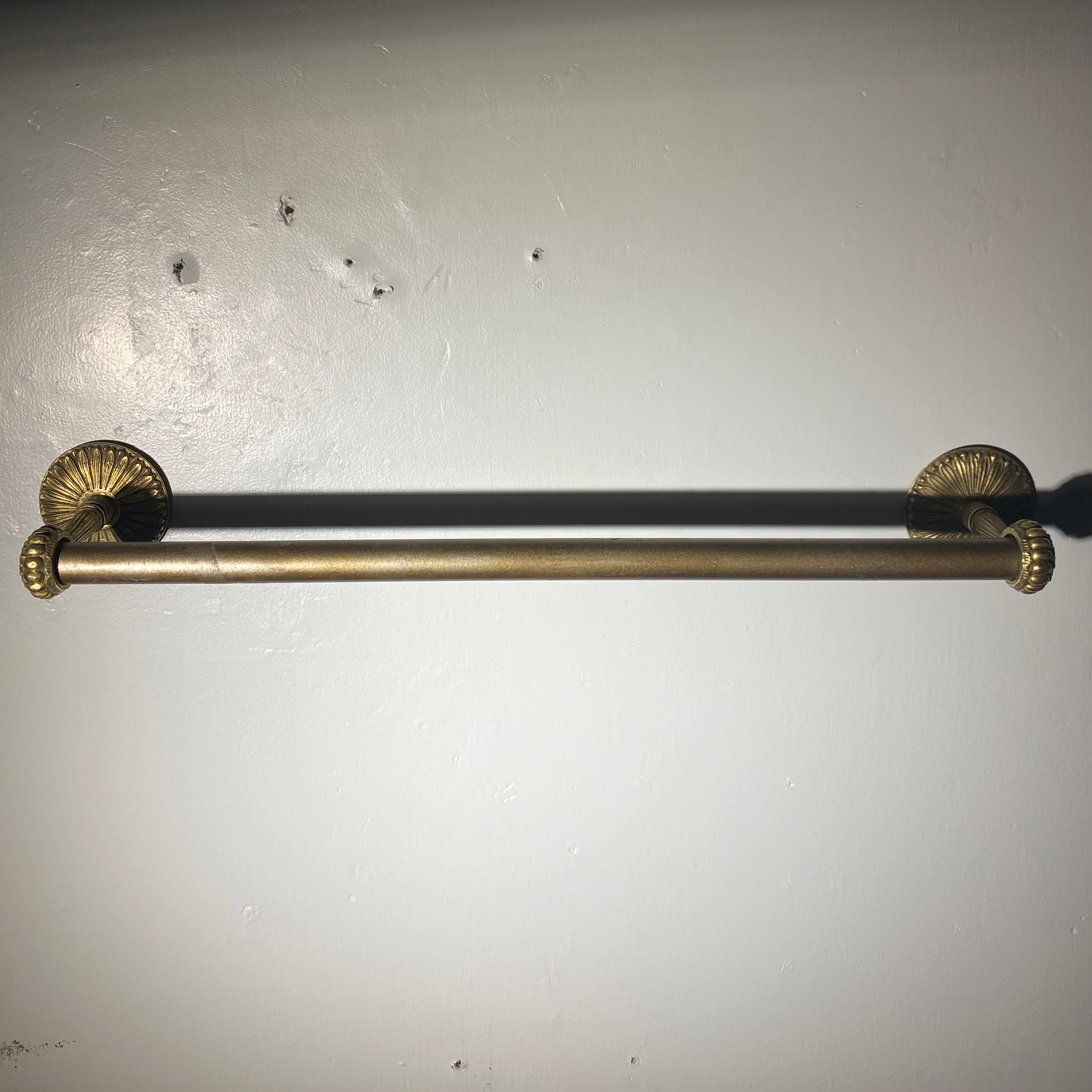 1940 solid Brass Towel Rack