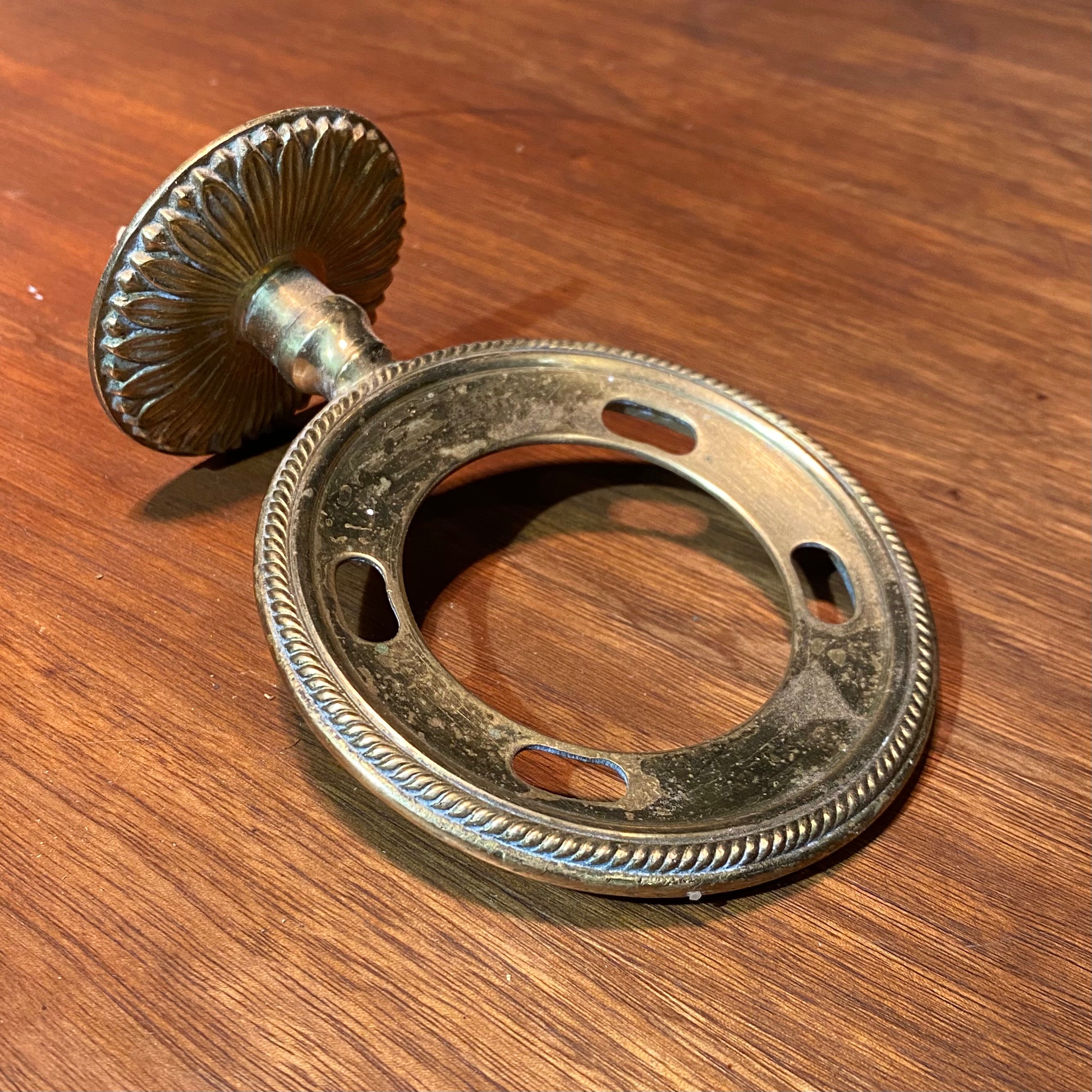 1960 Brass Toothbrush Holder