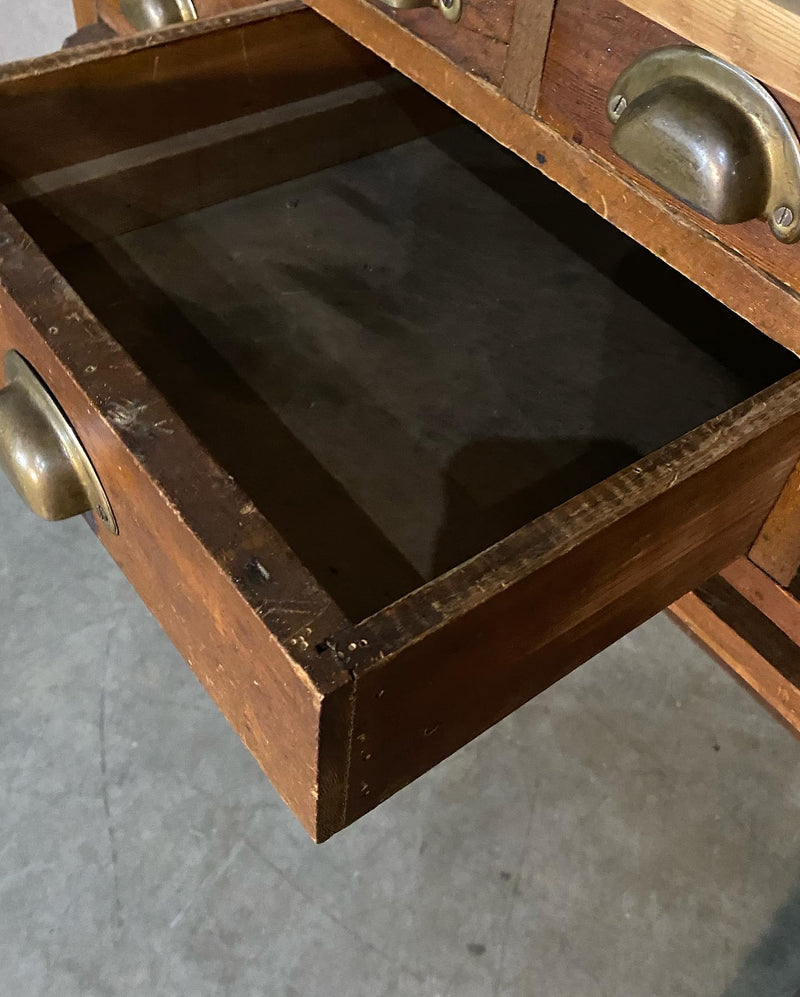 1920 original watchmakers  jewellers desk from BIRKS  STORE Vancouver | Scott Landon Antiques and Interiors.