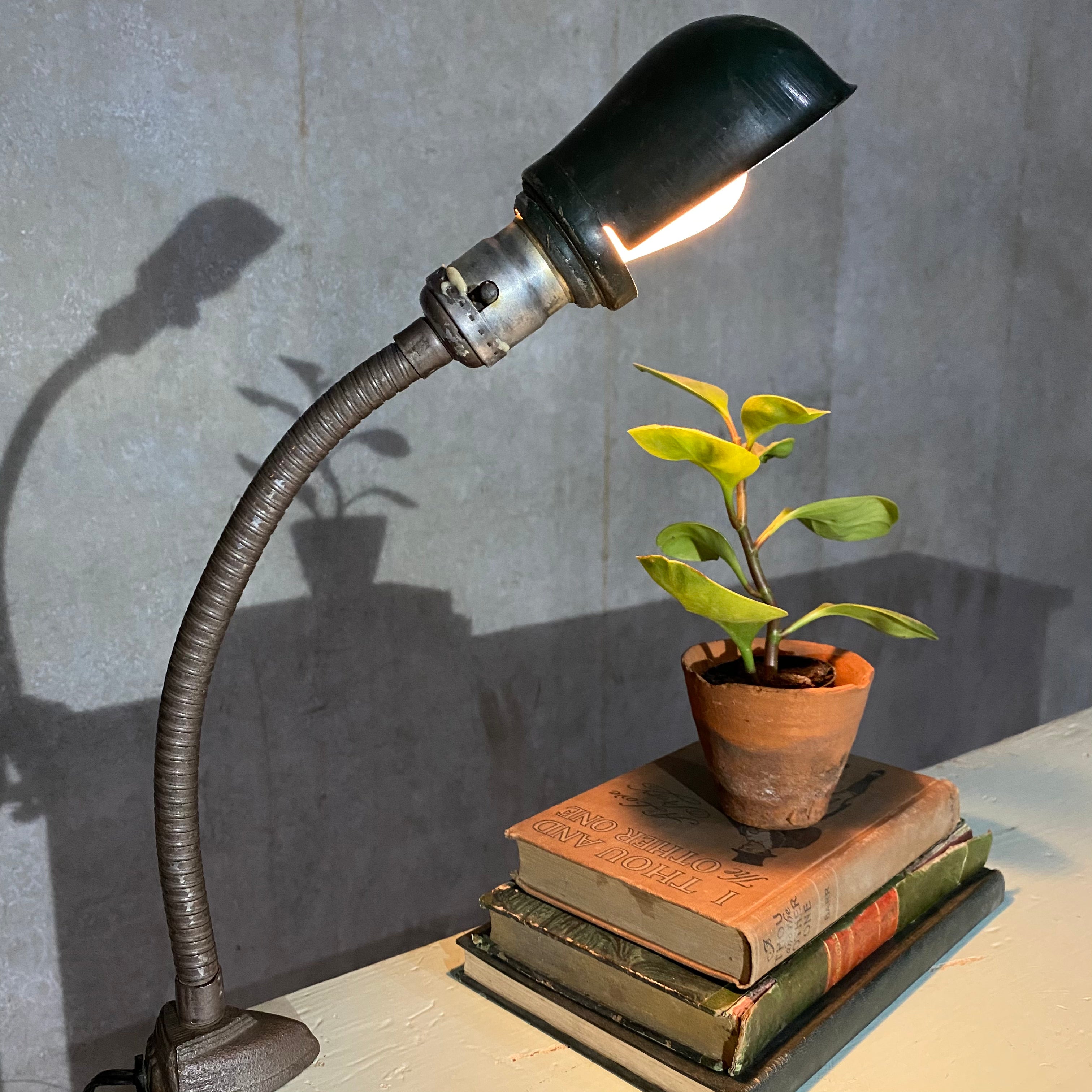 1940 Industrial Clip-On Lamp