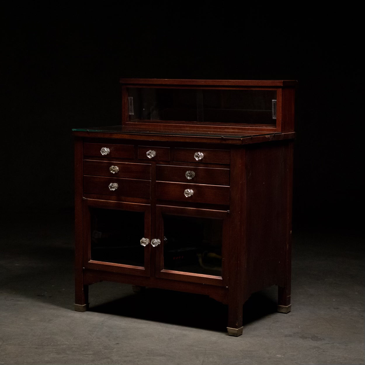 1920 Mahogany Dental Cabinet